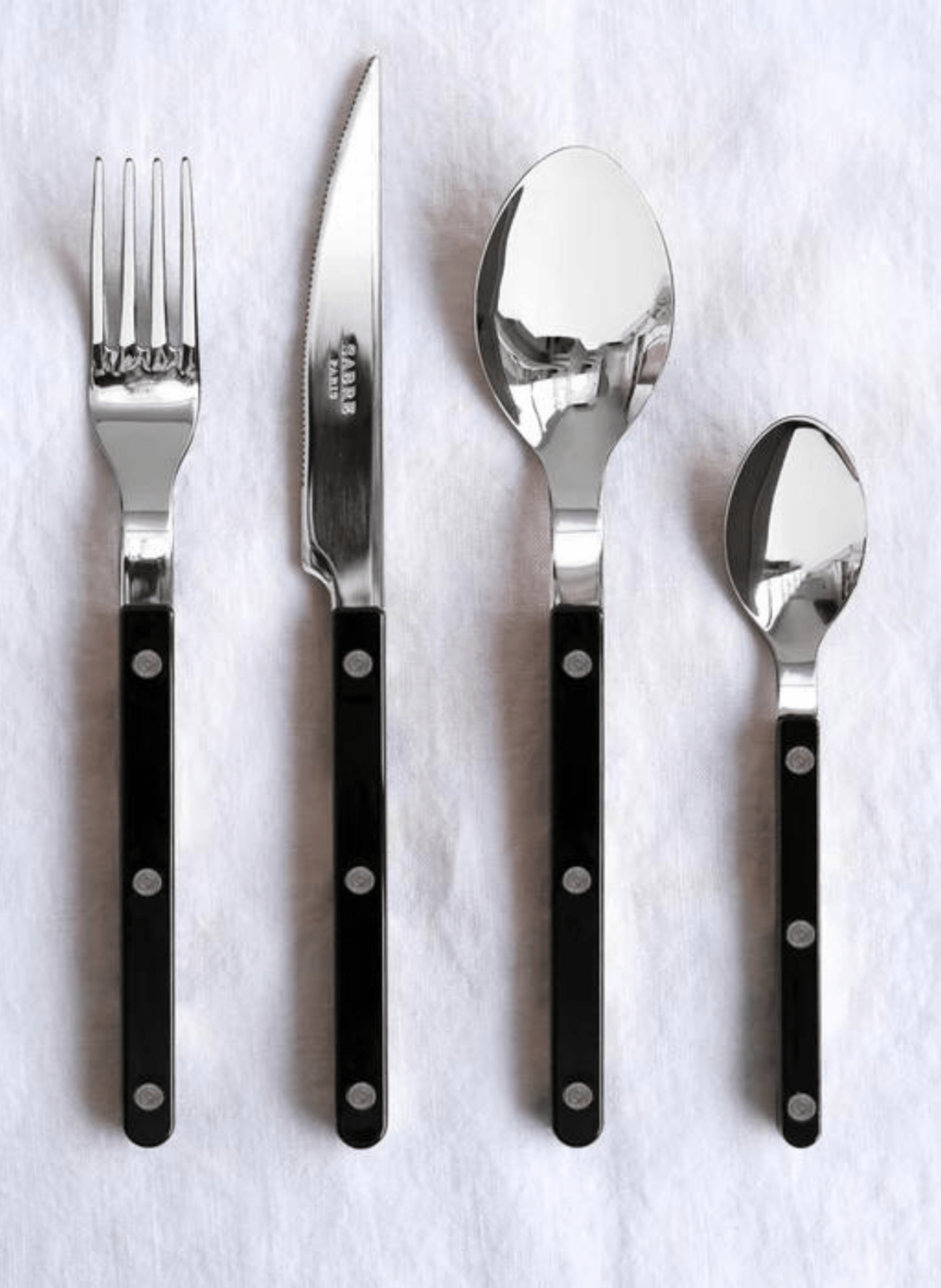 Fourchette de table, bistrot SABRE PARIS Noir