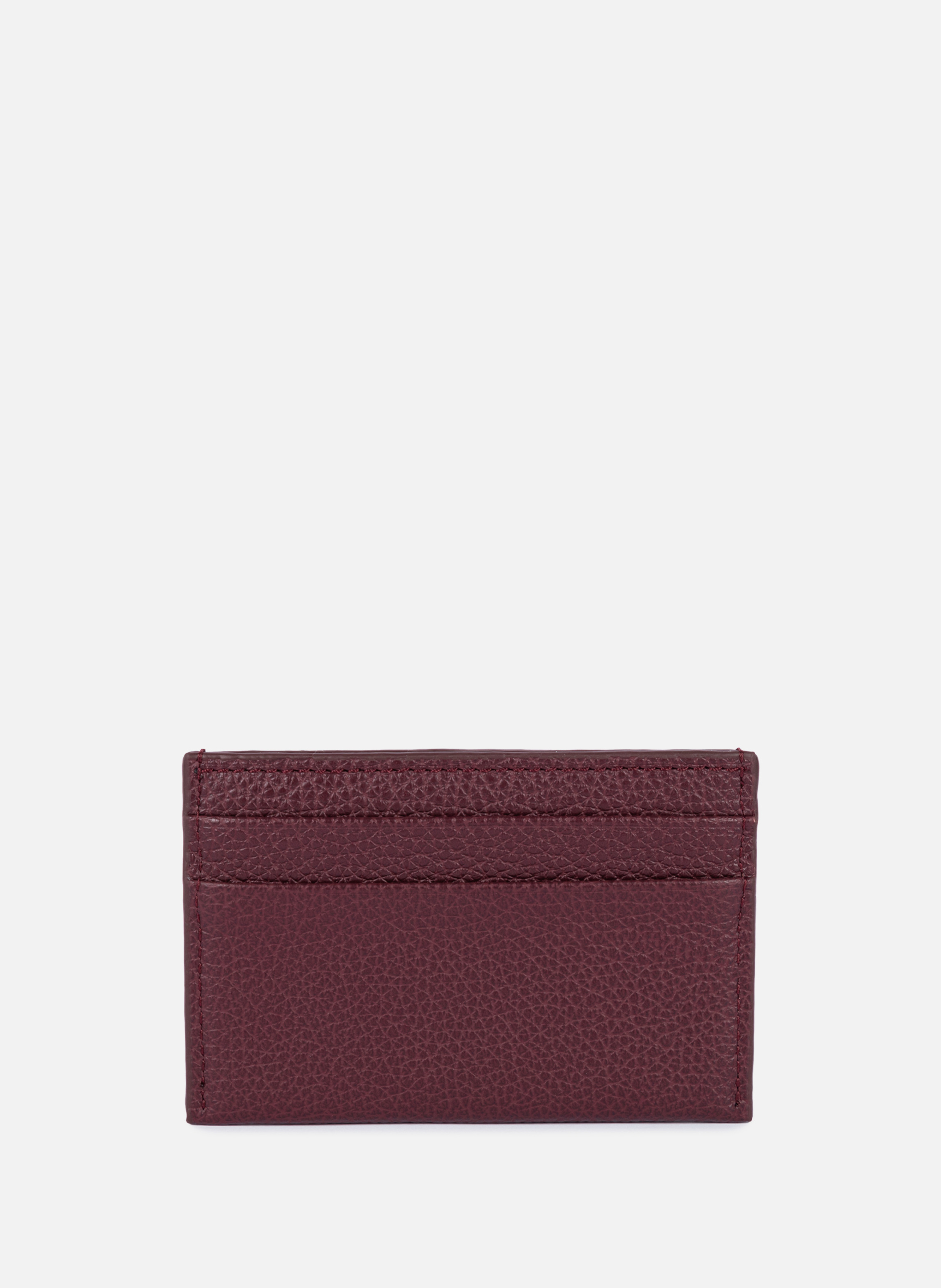 Card holder - Foulonné PM LANCASTER Red