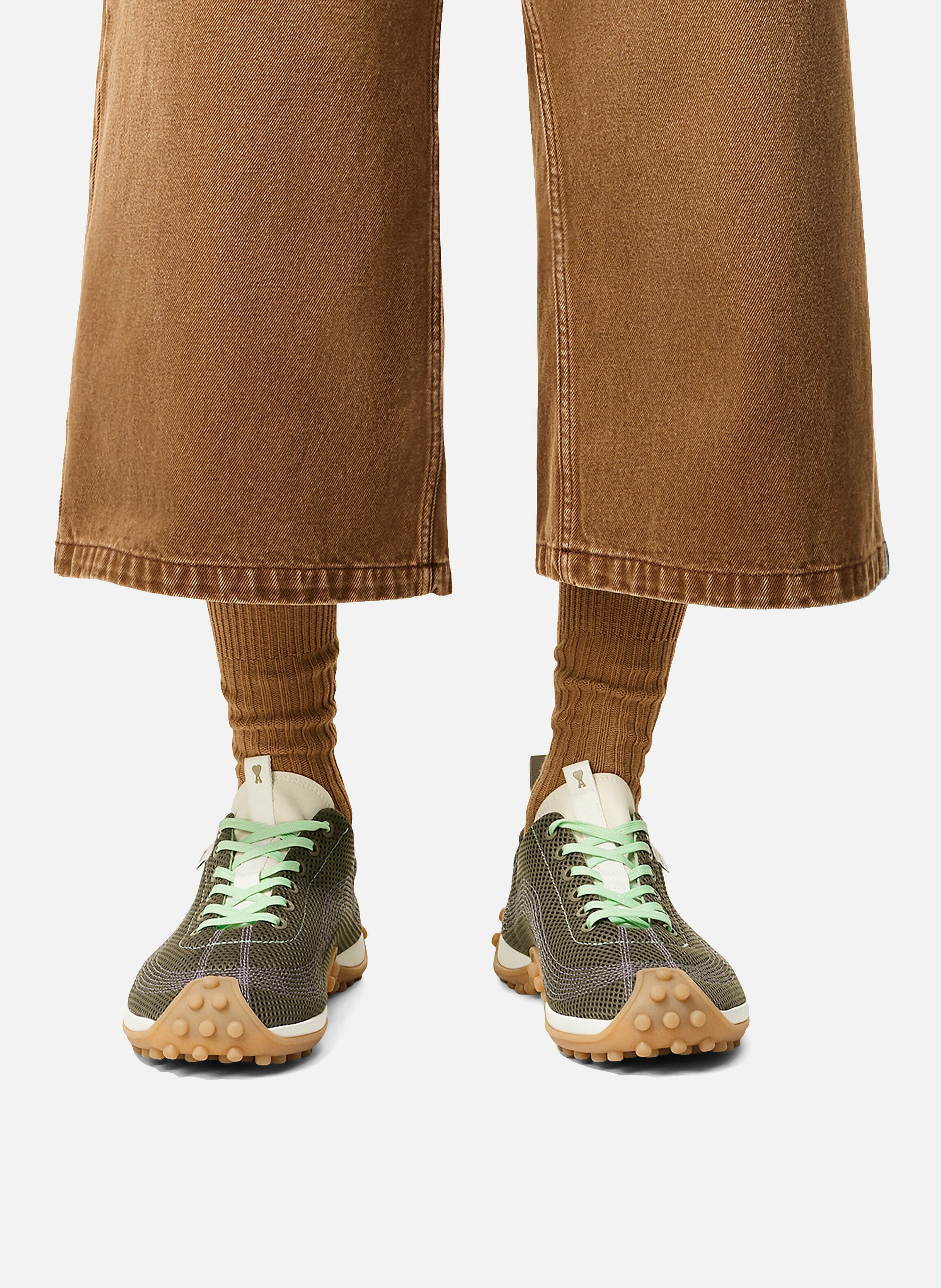 Sneakers mirage unisexes en mesh AMI PARIS Vert