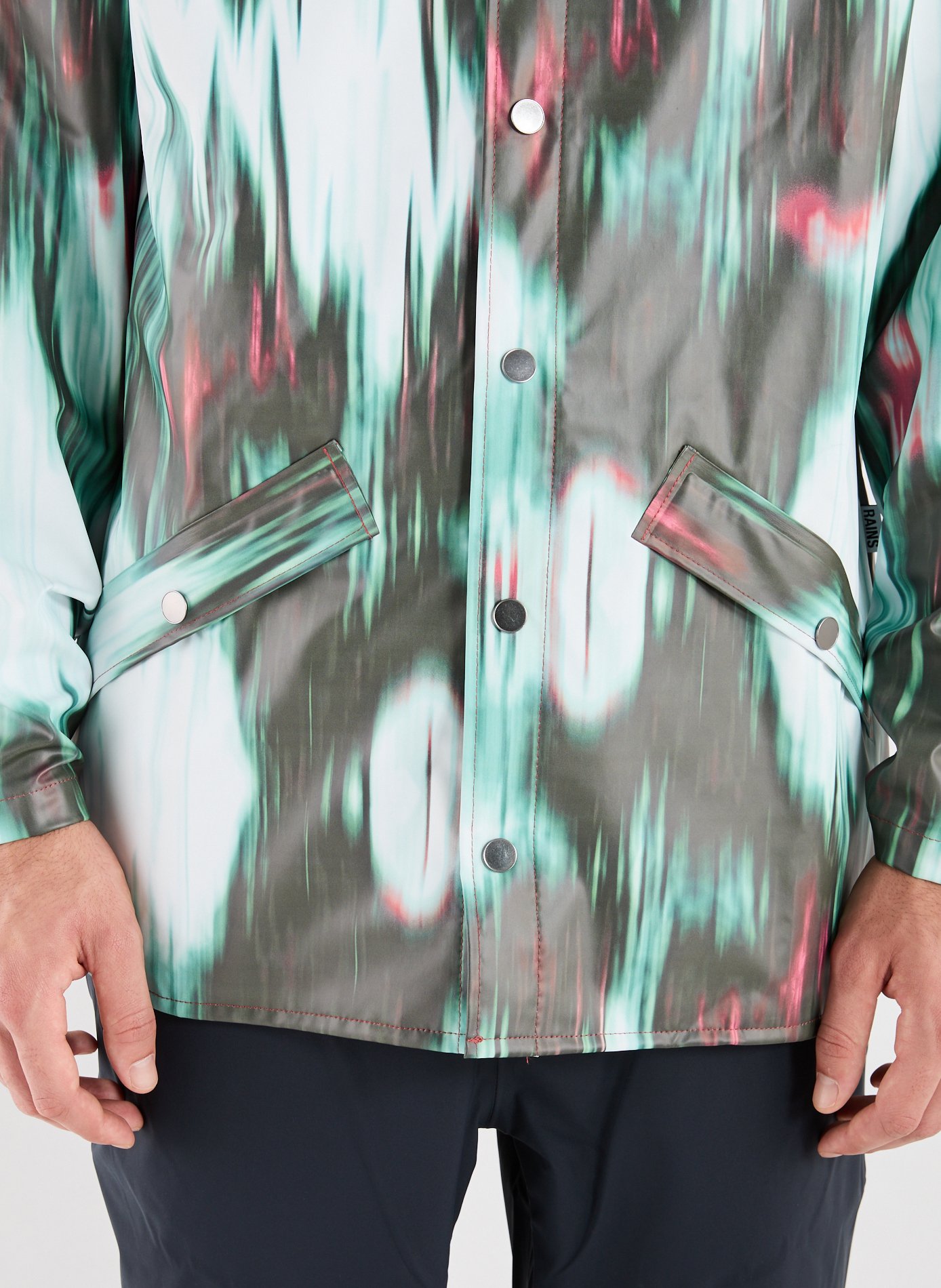 Hooded raincoat RAINS Multicolour