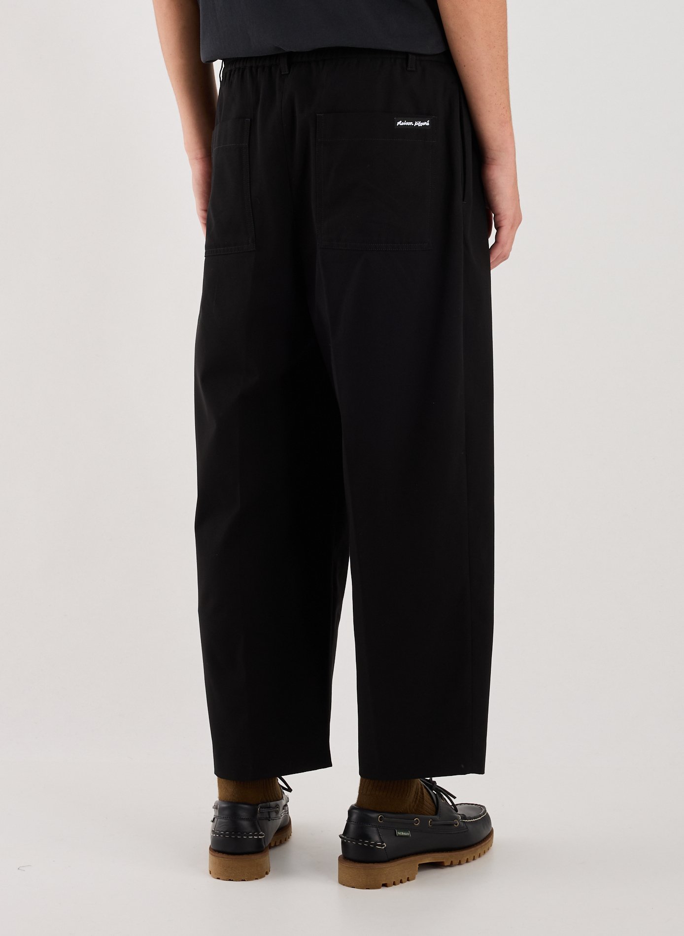 Short pleated pants MAISON KITSUNÉ Black