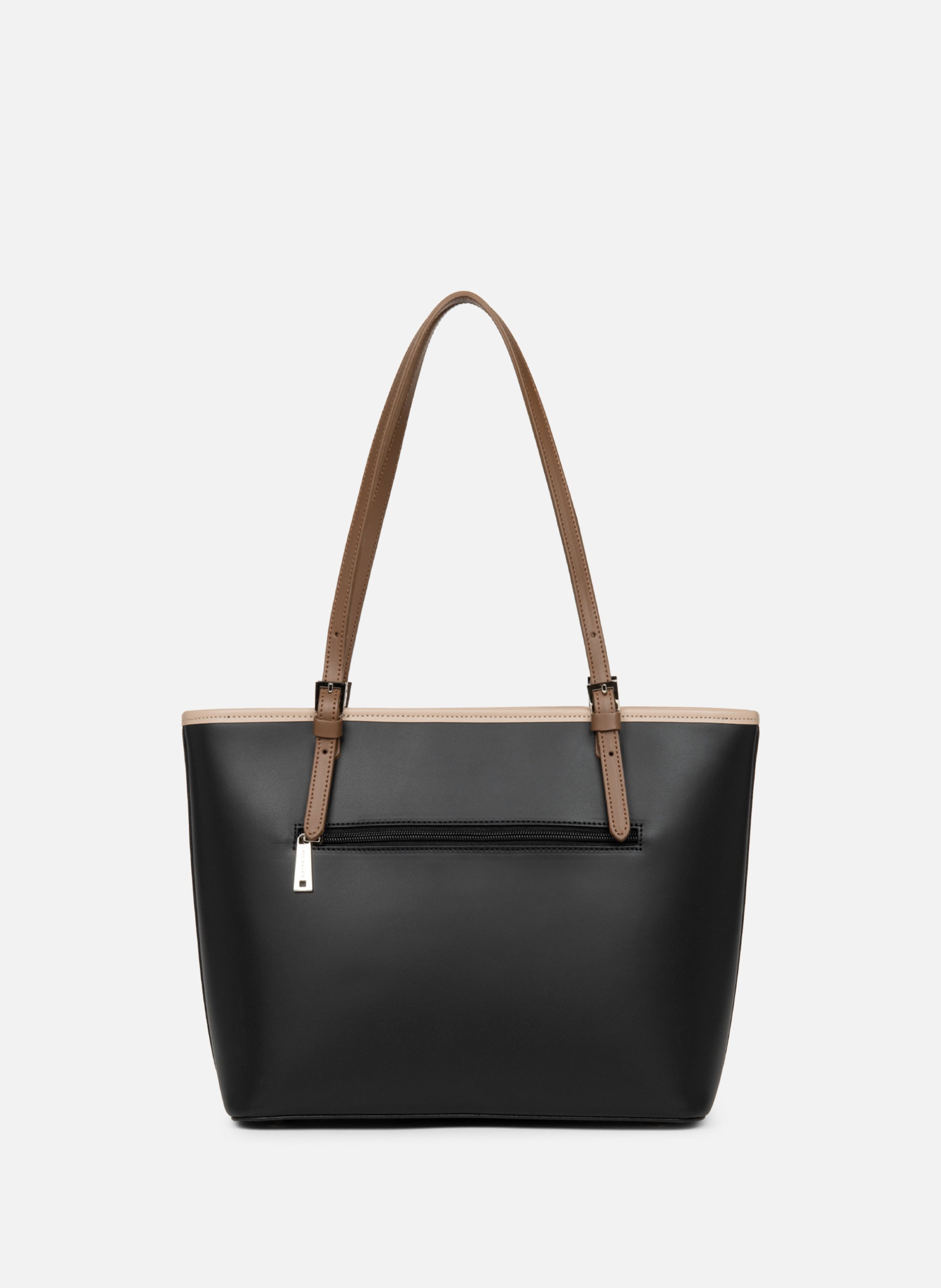 M tote bag - Smooth LANCASTER Black