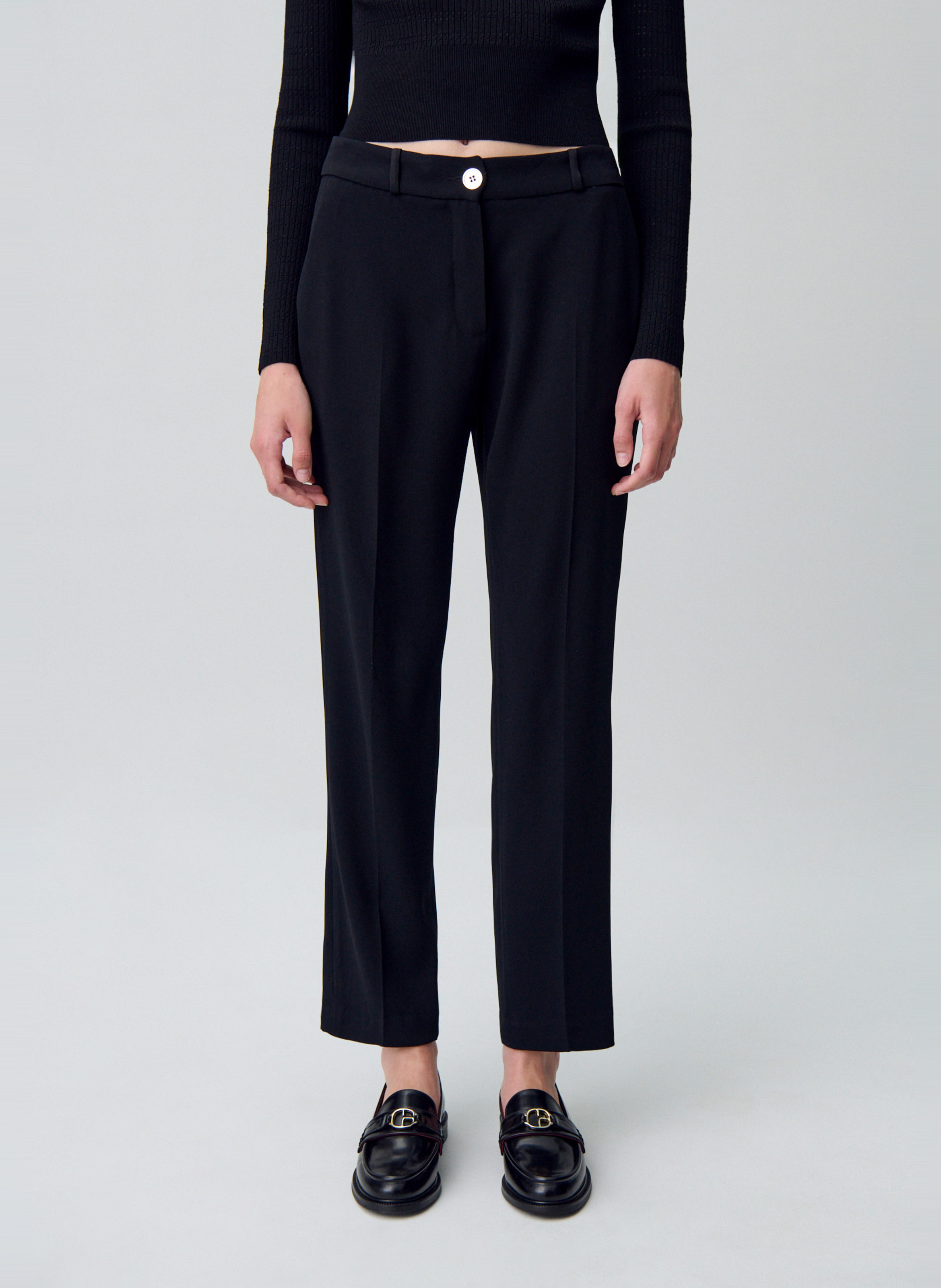 Pantalon droit CLAUDIE PIERLOT Bleu
