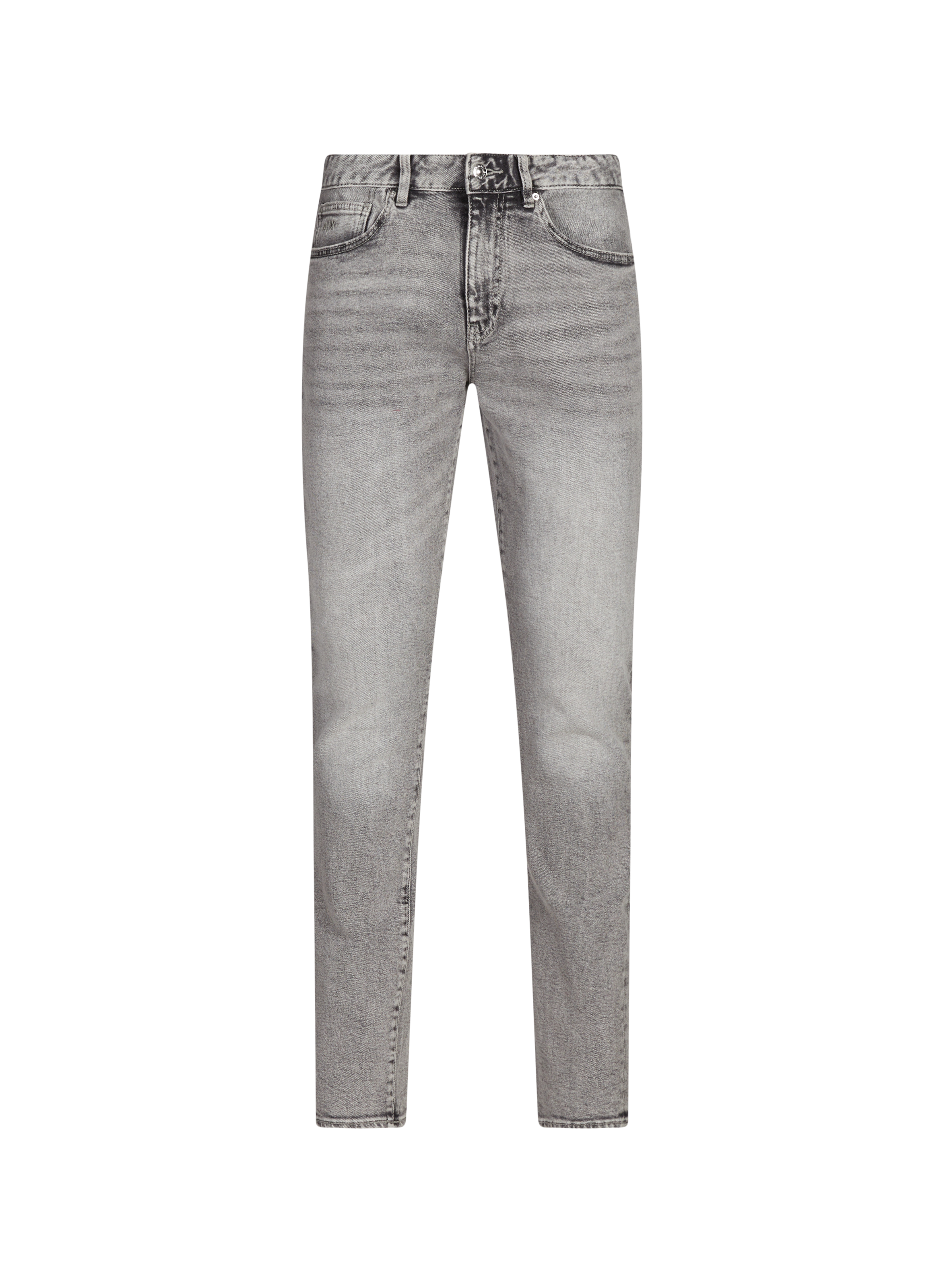 ARMANI EXCHANGE Jean slim en denim extensible de coton Gris