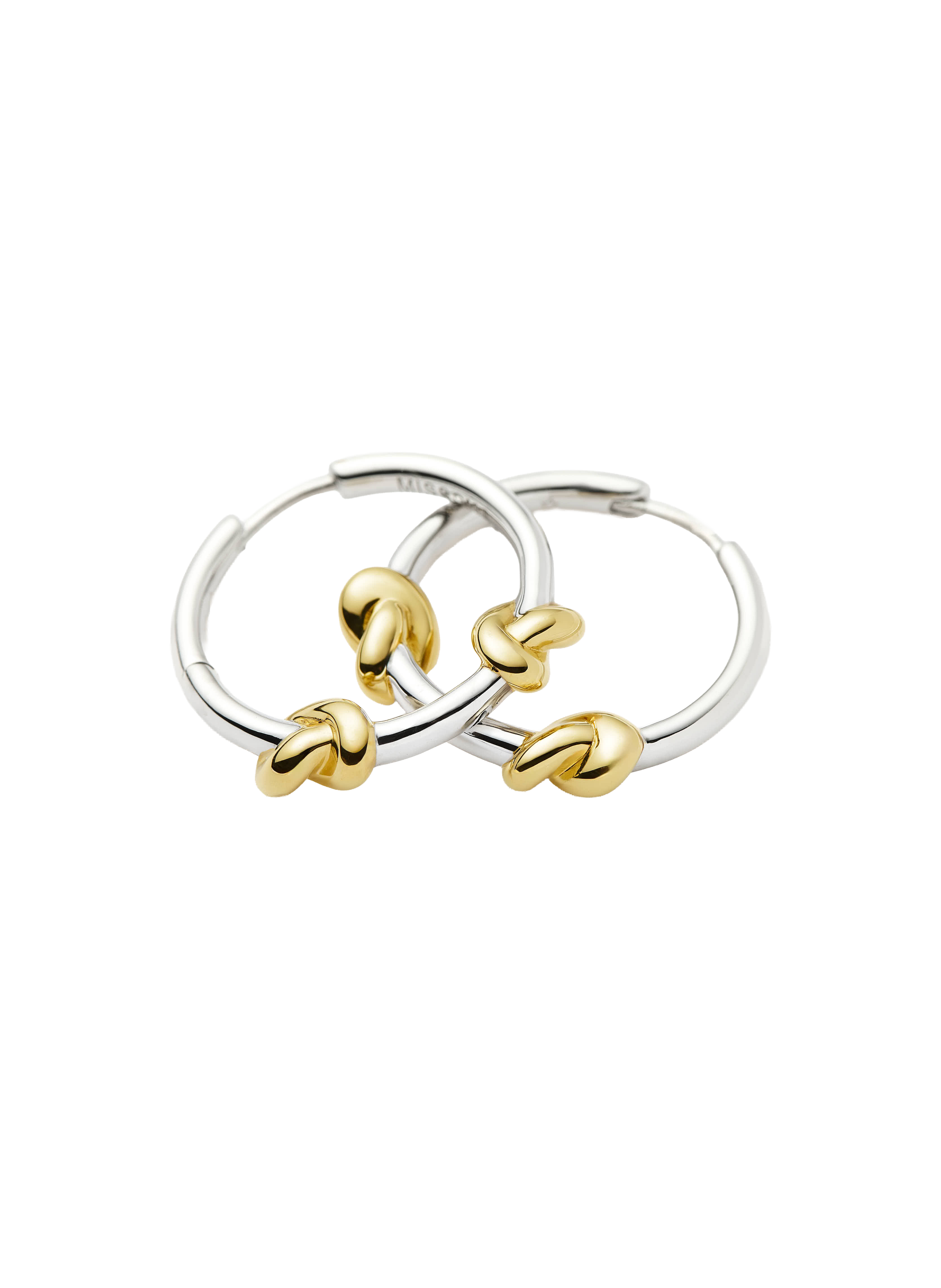 Lucy Williams hoop earrings in brass and gold-plated MISSOMA Multicolour