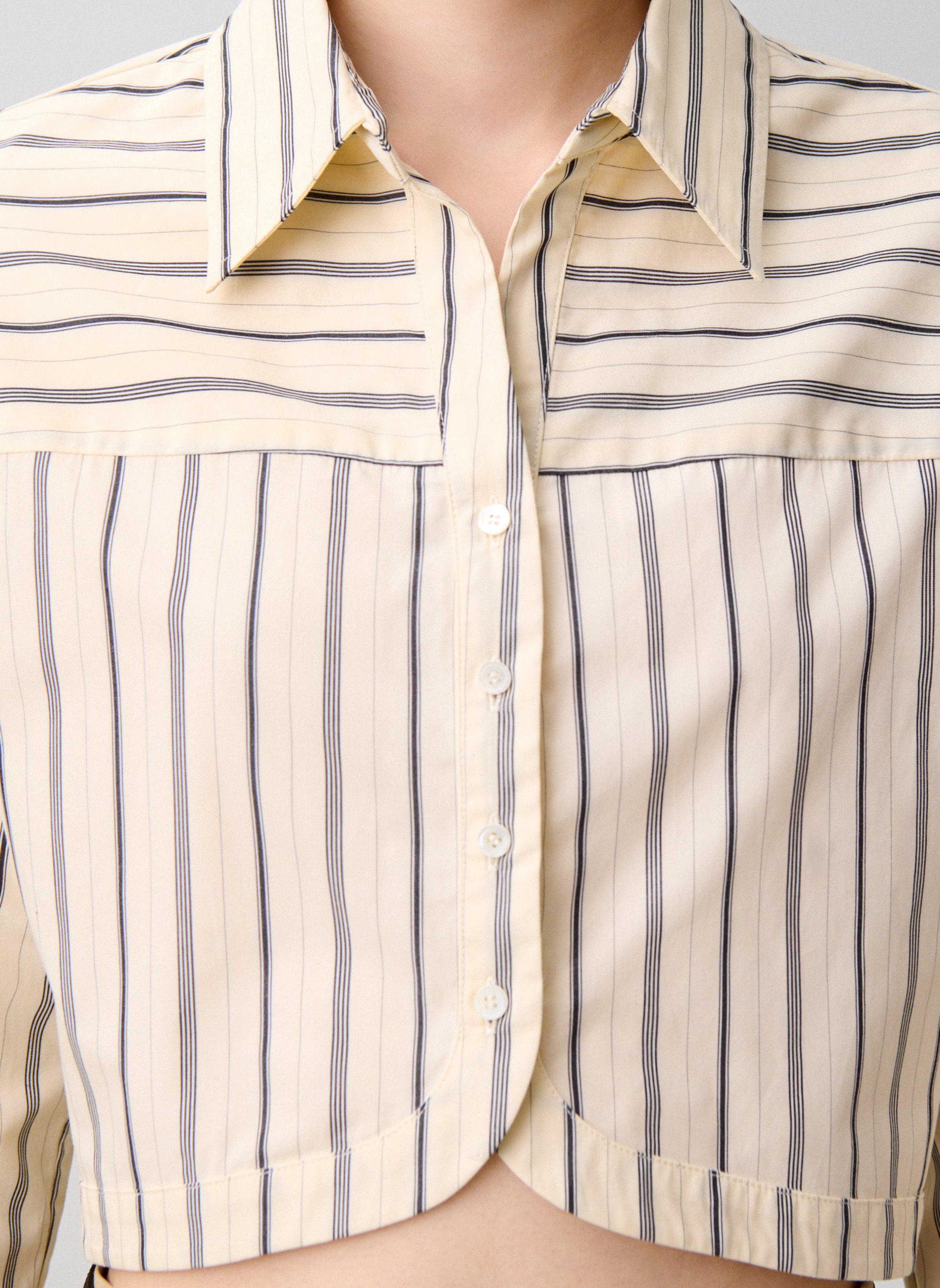 Chemise droite en coton CLAUDIE PIERLOT Multicolore