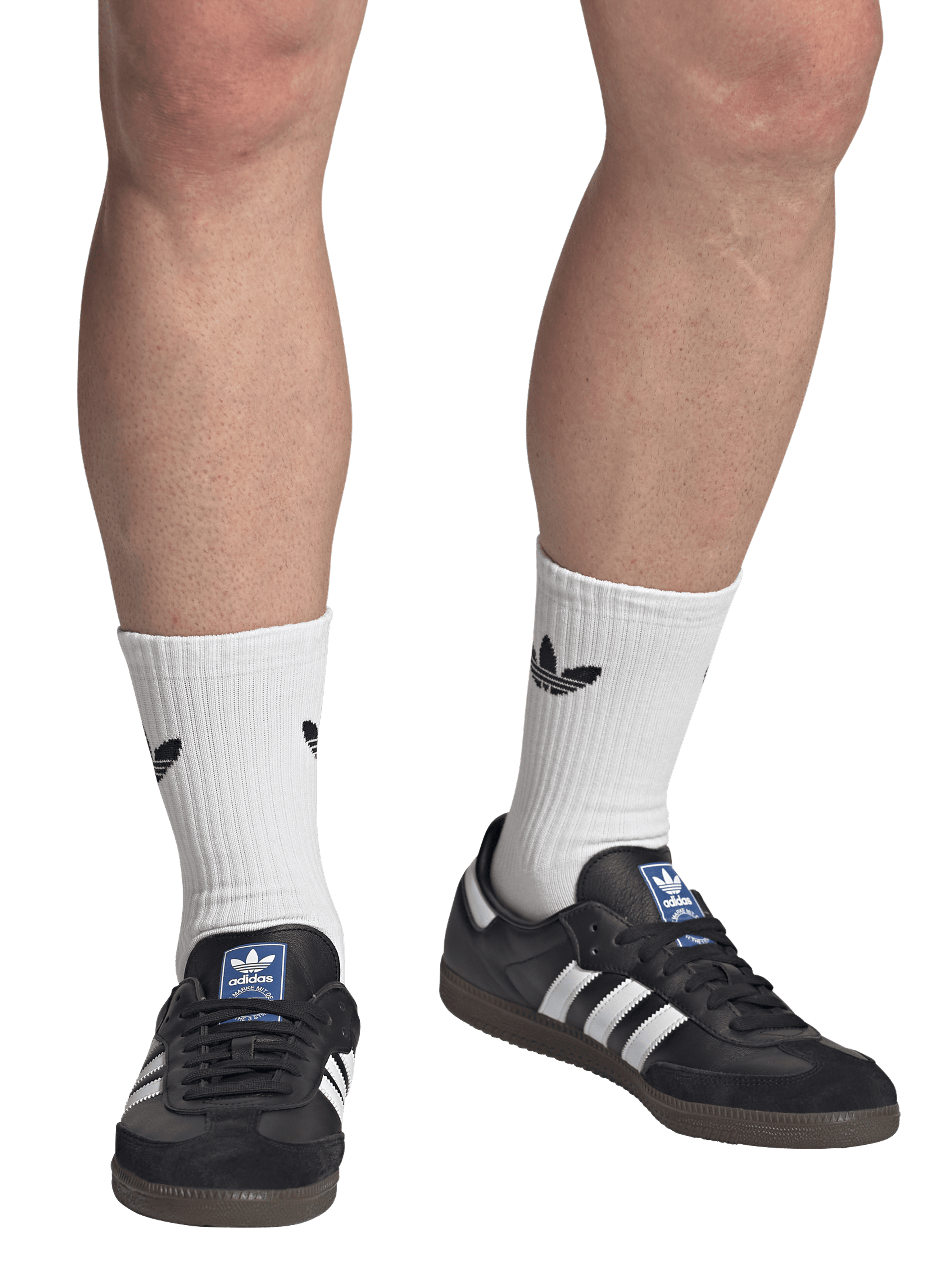 Baskets Samba en cuir ADIDAS Noir