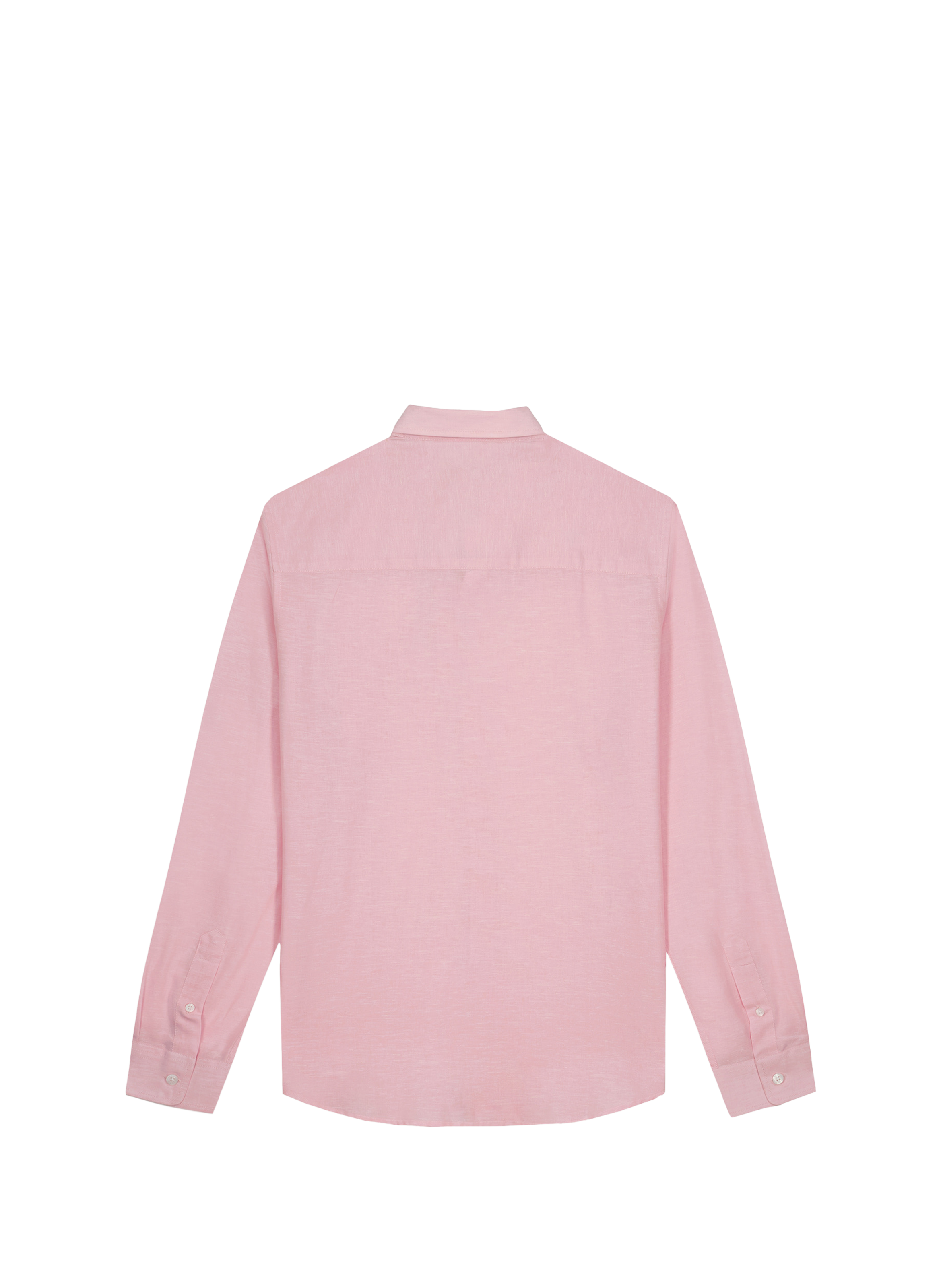 Chemise droite Carnot brodée en coton MAISON LABICHE Pink