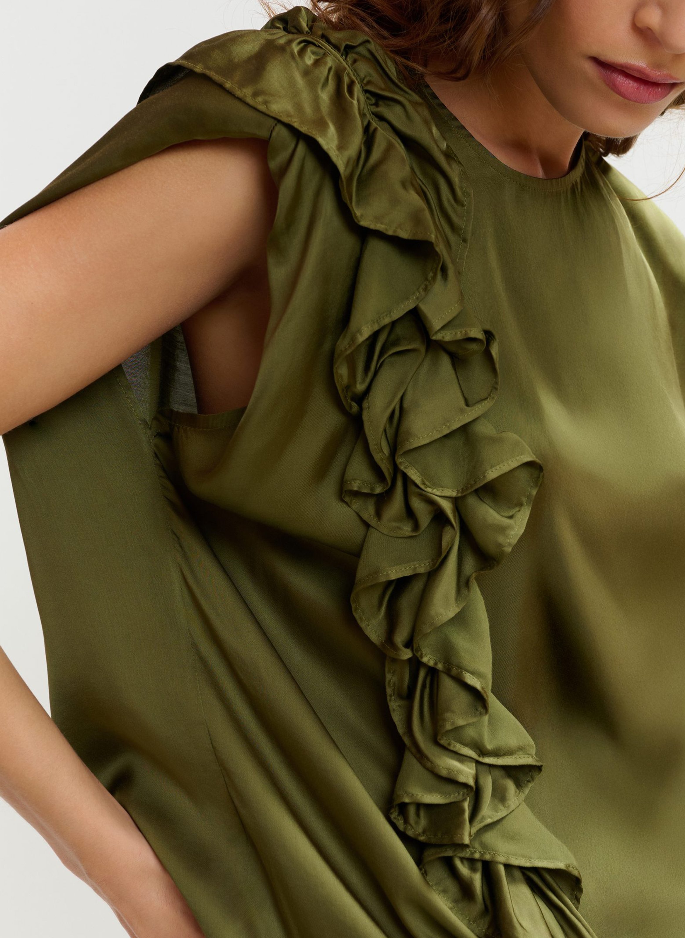 Top col rond joey ESSENTIEL ANTWERP Vert