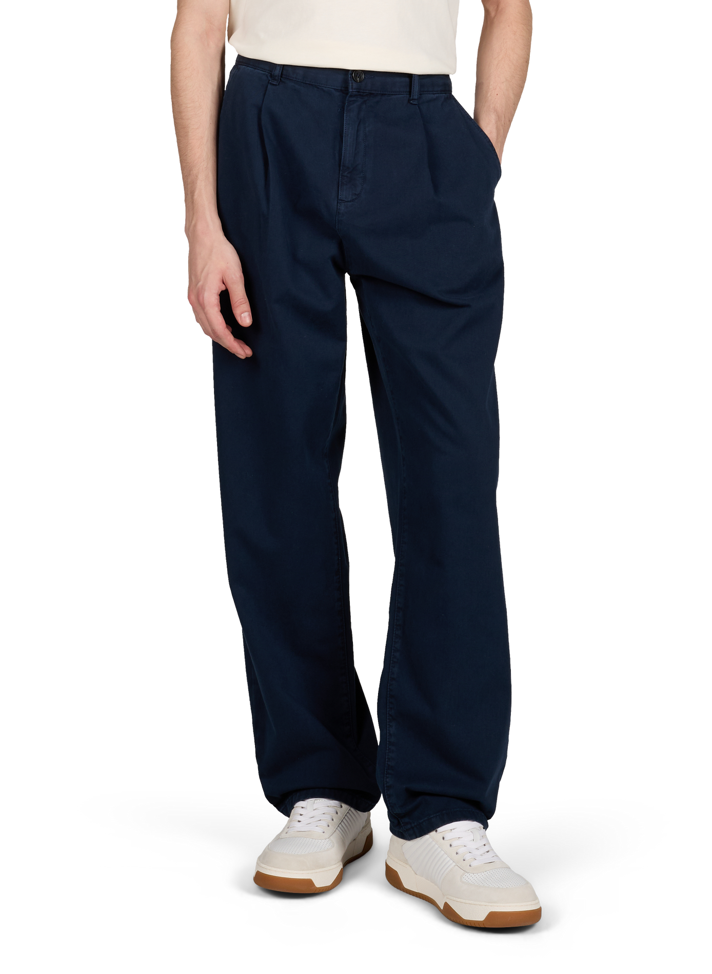 Romeo cotton pants LES DEUX Blue