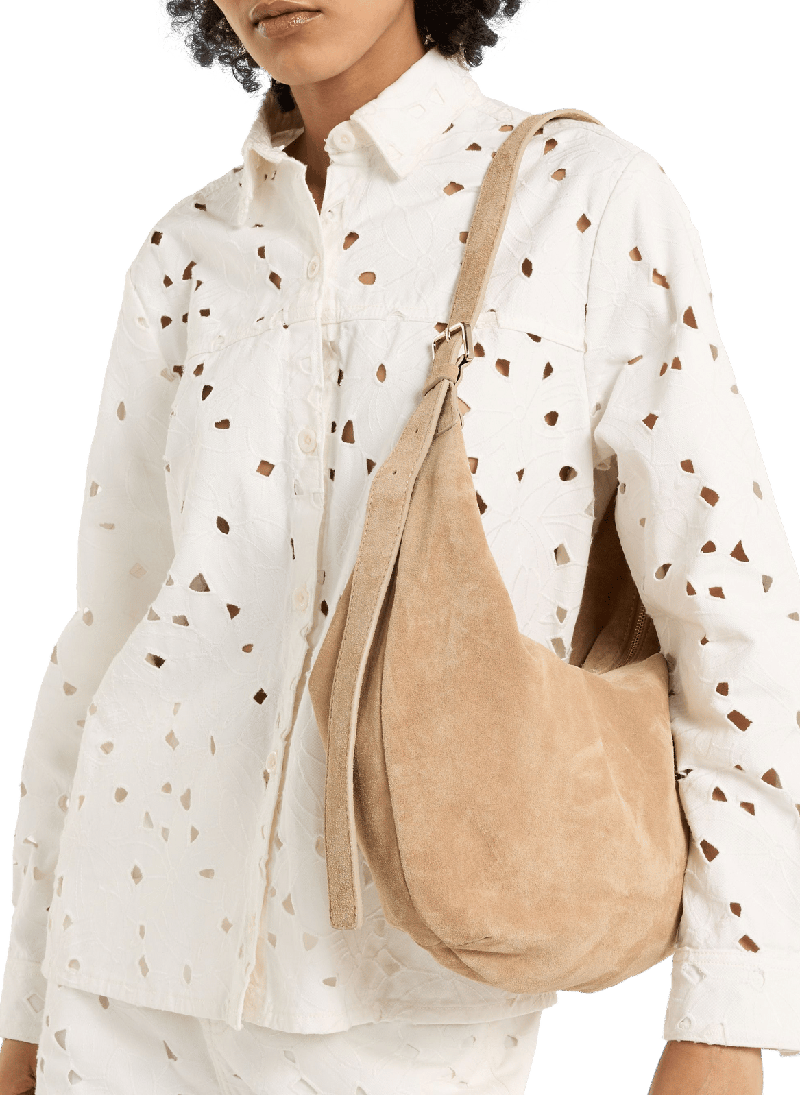 Ganane leather handbag SAISON 1865 Beige