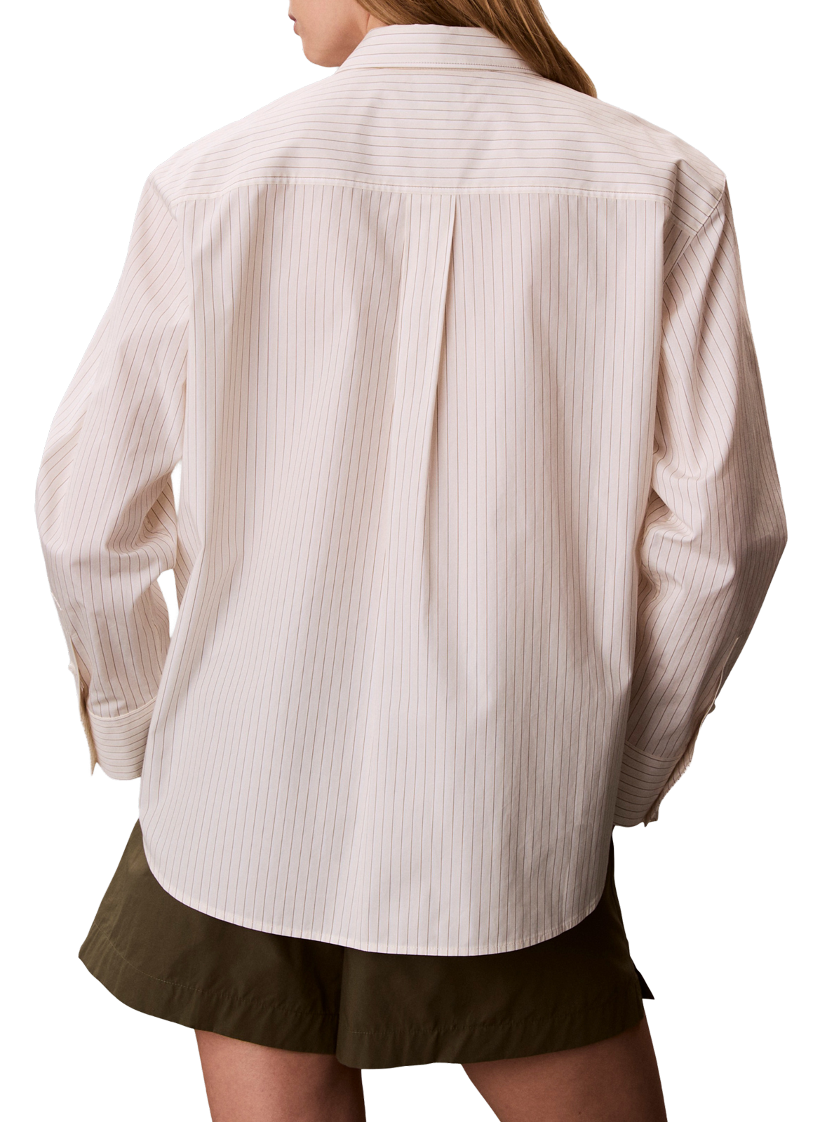 Chemise à rayures en coton CALVIN KLEIN Multicolore