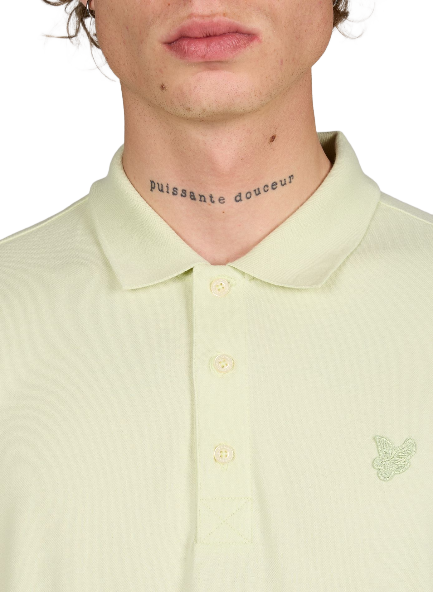 Polo shirt with logo LYLE & SCOTT Green