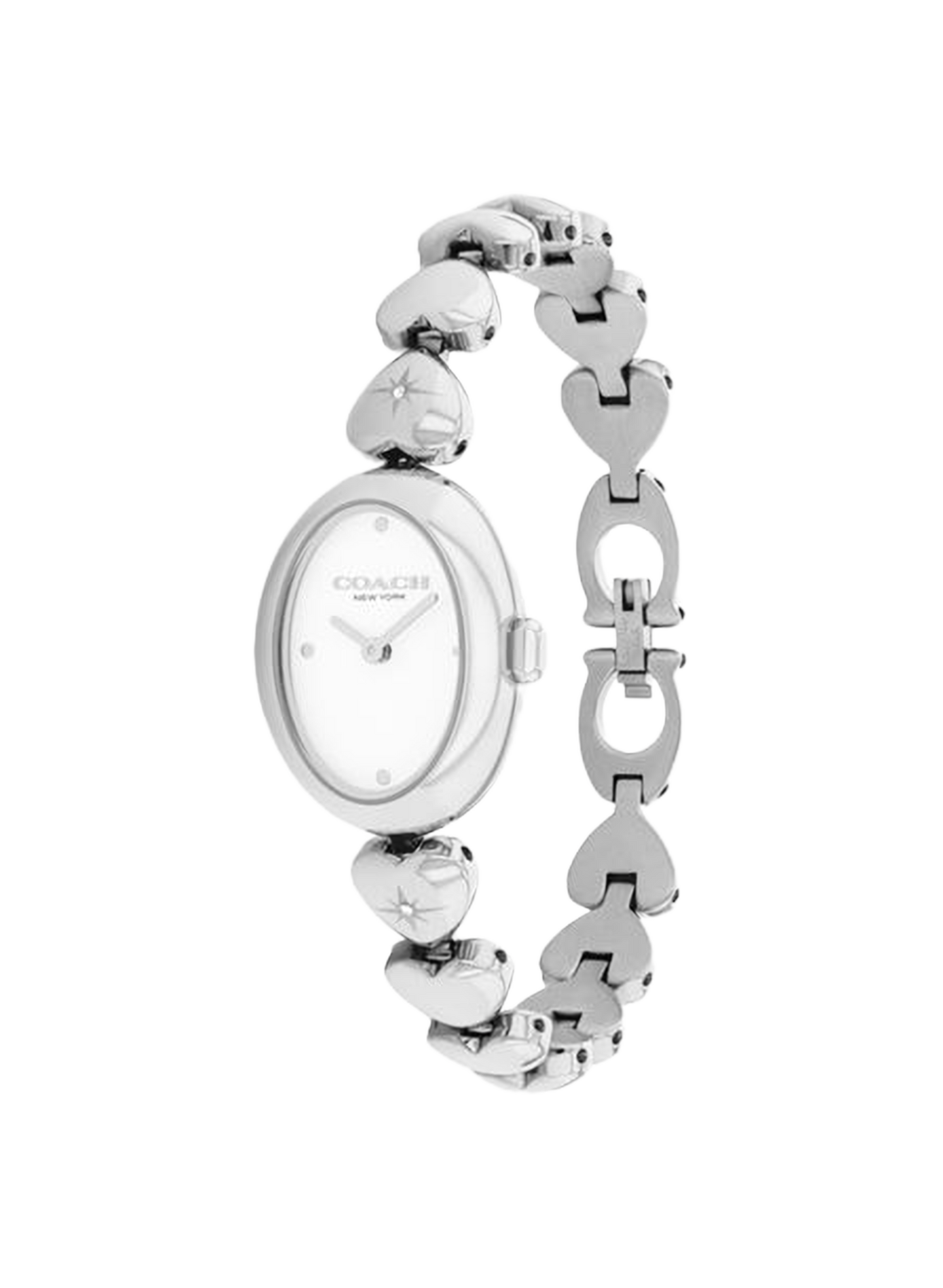 Montre quartz Sammy en acier inoxydable COACH MONTRES Argent