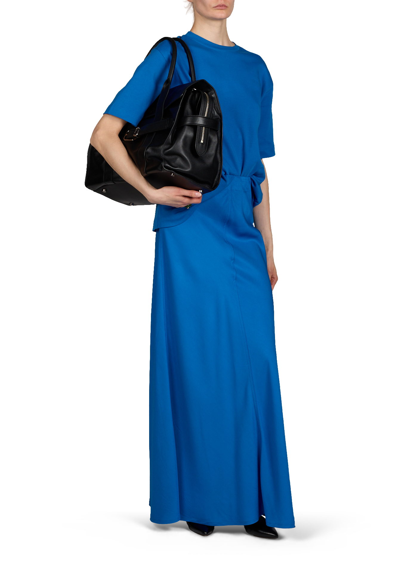 T-shirt Rounimia en coton ROUGE EDIT Bleu