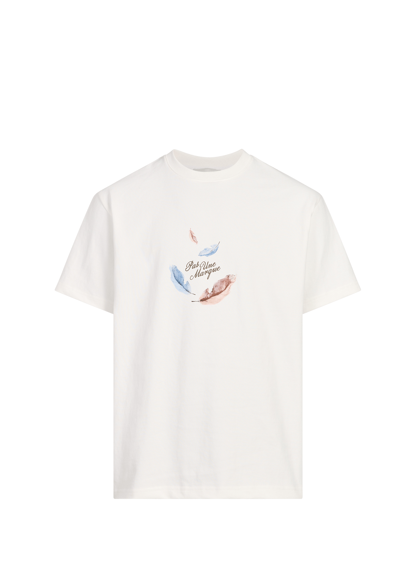 Oversized printed cotton T-shirt PAS UNE MARQUE White