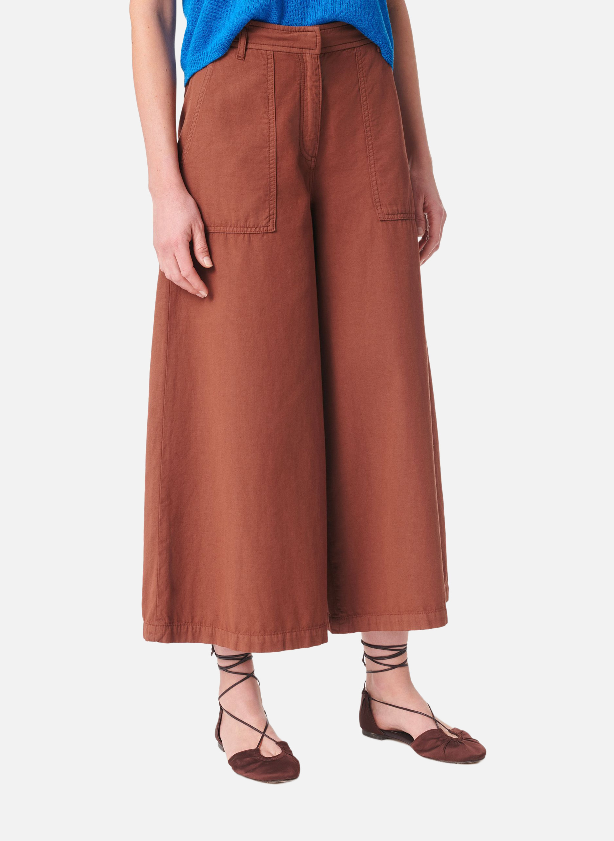 Pantalon griffon VANESSA BRUNO Marron