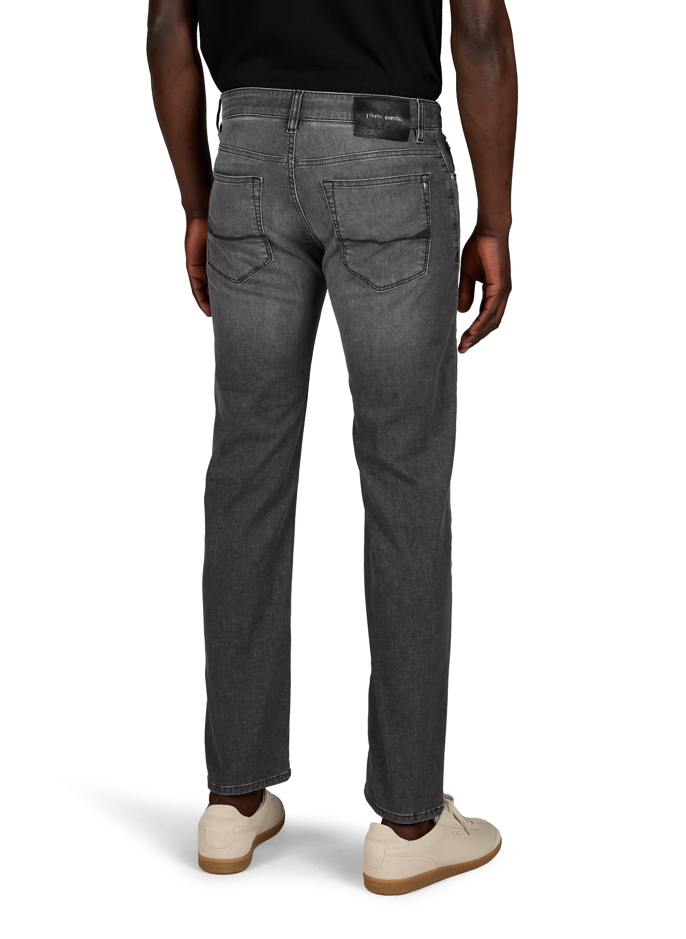 Schmale Jeans aus Baumwolle PIERRE CARDIN Grau
