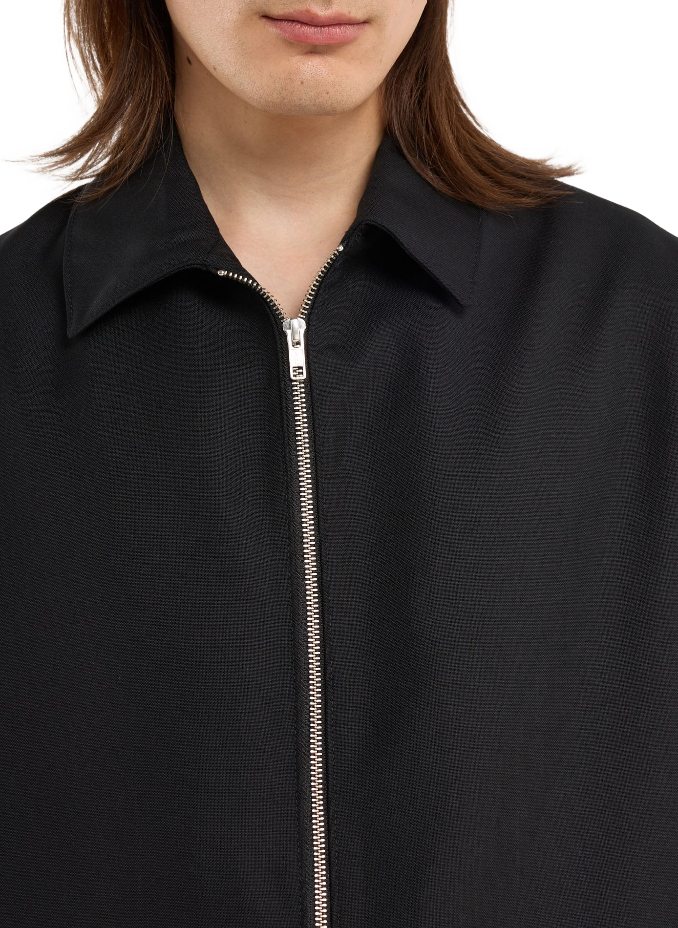 Veste Good col classique en laine SAISON 1865 Noir