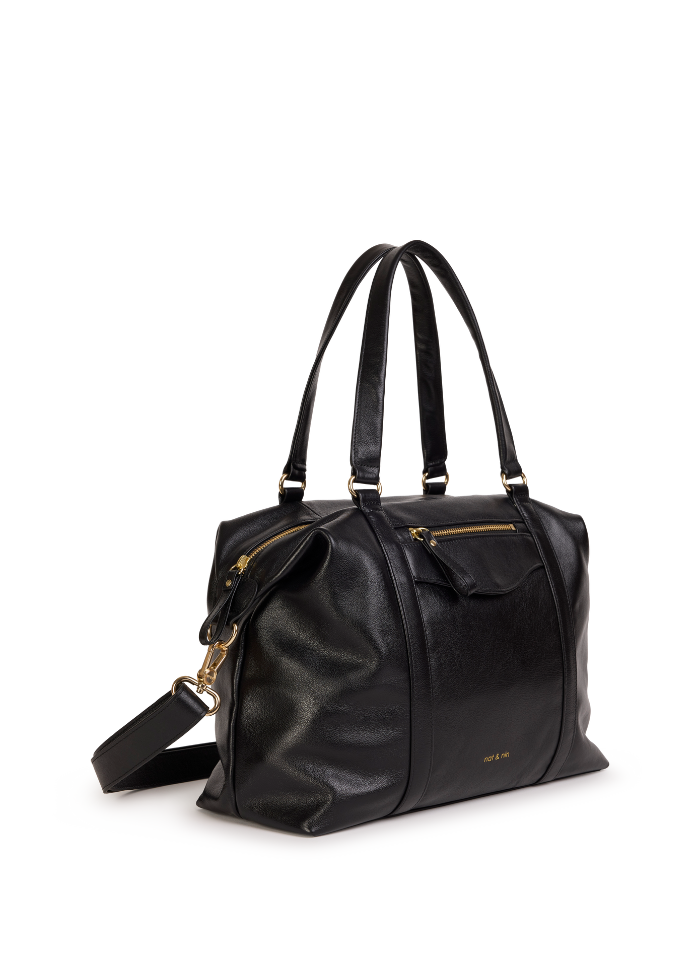 Thylane leather shoulder bag NAT & NIN Black