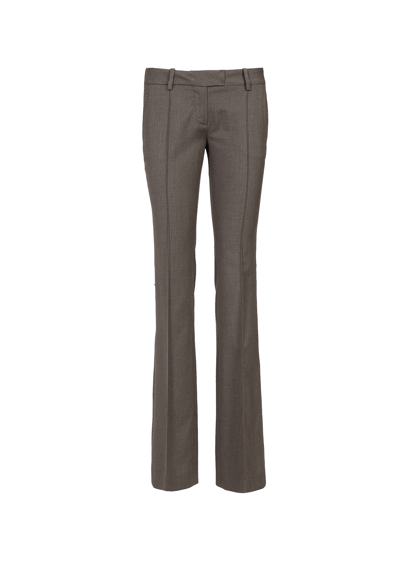 Ausgestellte Hose aus Wollmischung THE ATTICO Grau