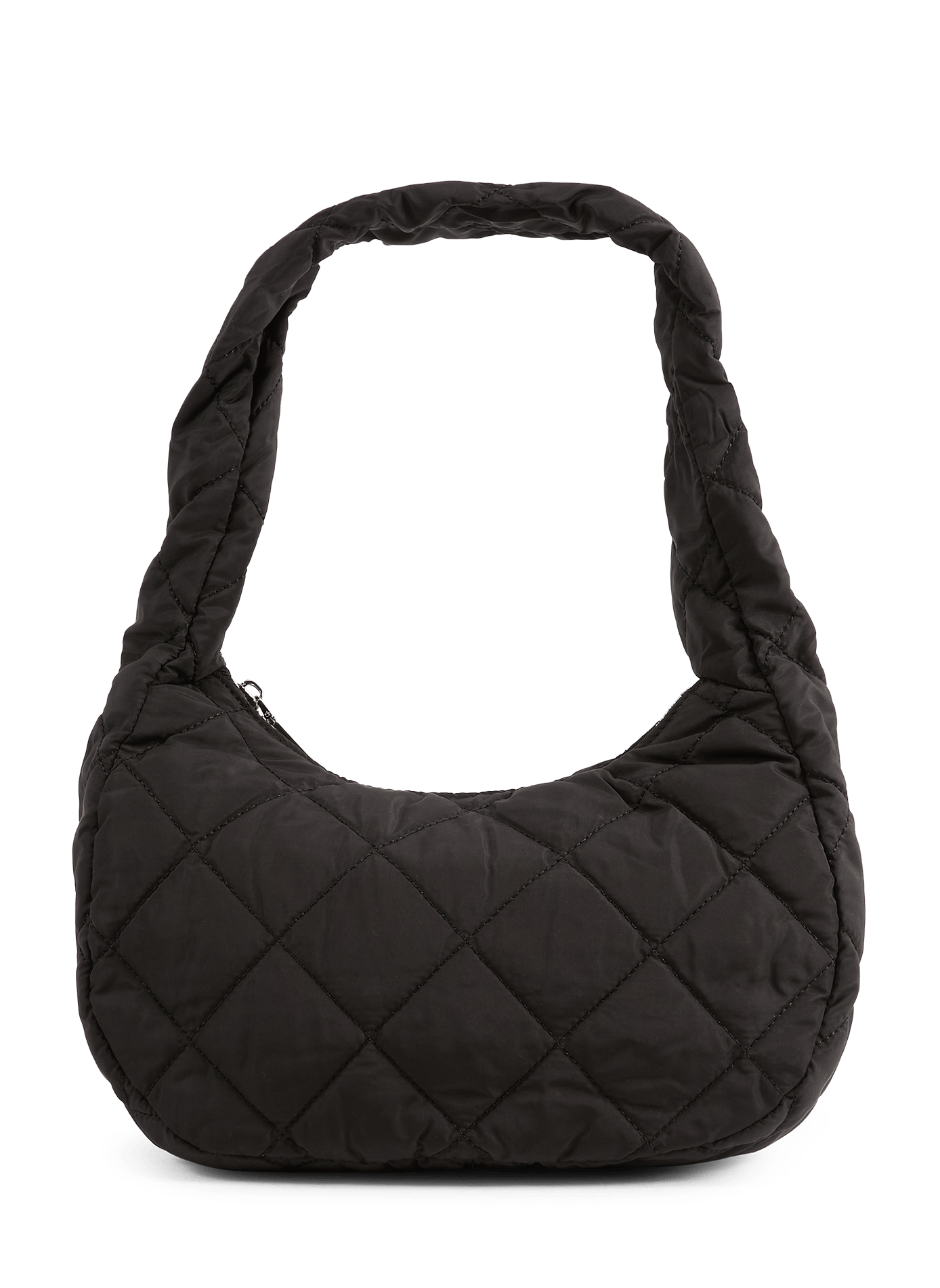 Quilted solid color handbag AU PRINTEMPS PARIS Black