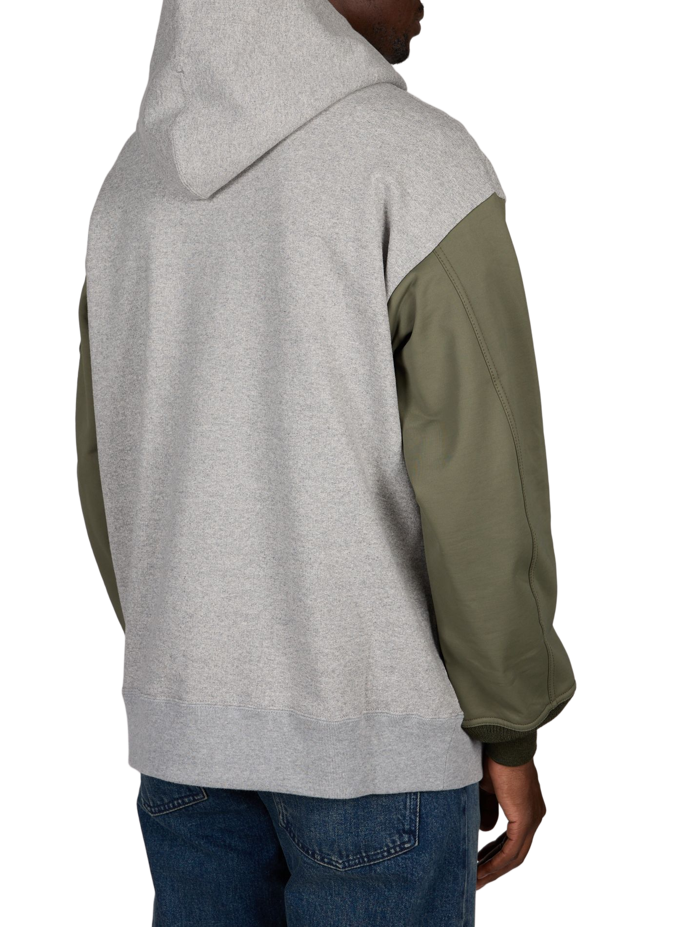 Sweatshirt bi-colore en coton COMME DES GARCONS HOMME Multicolore