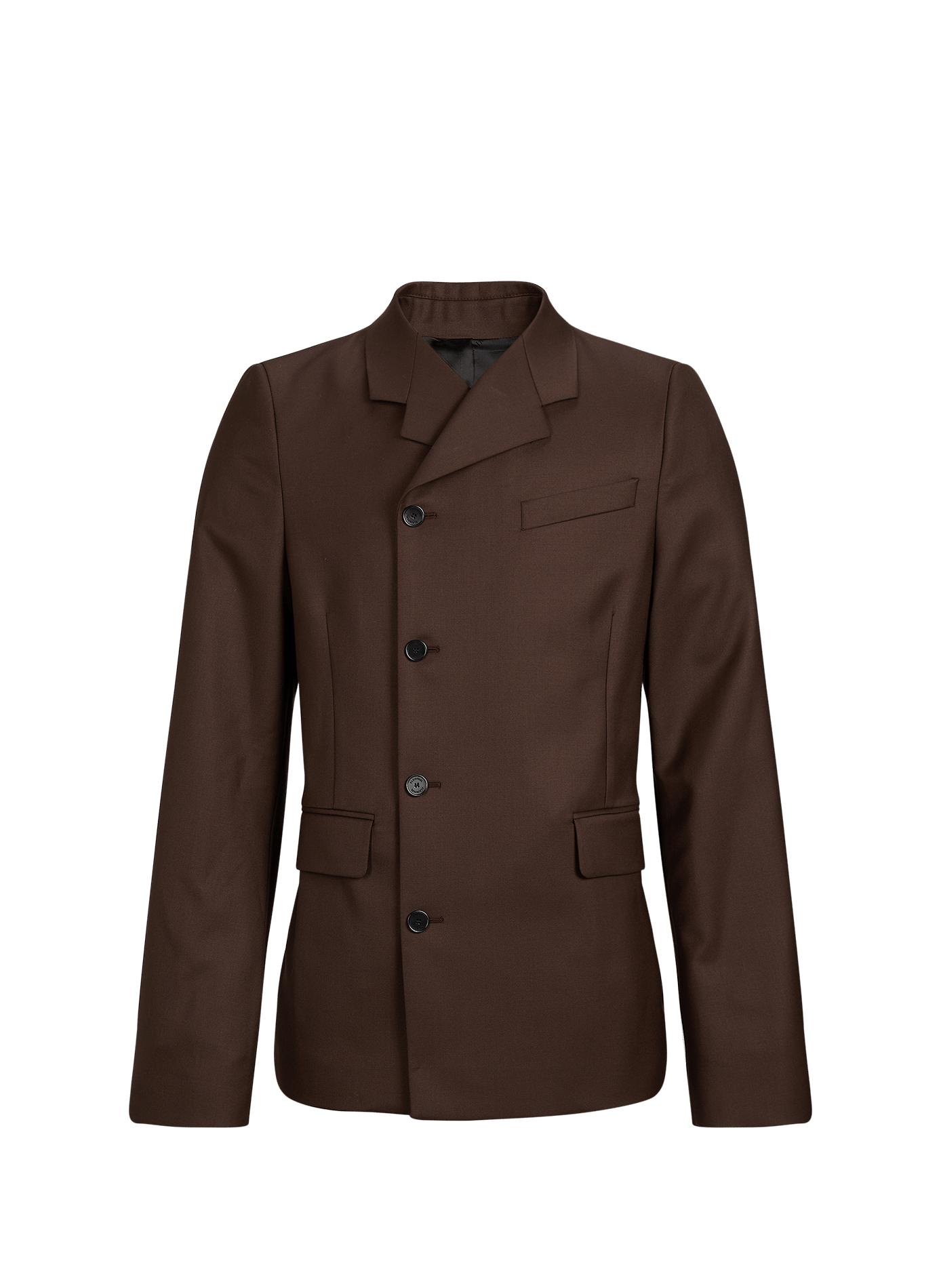 Straight wool blazer ALAINPAUL Brown