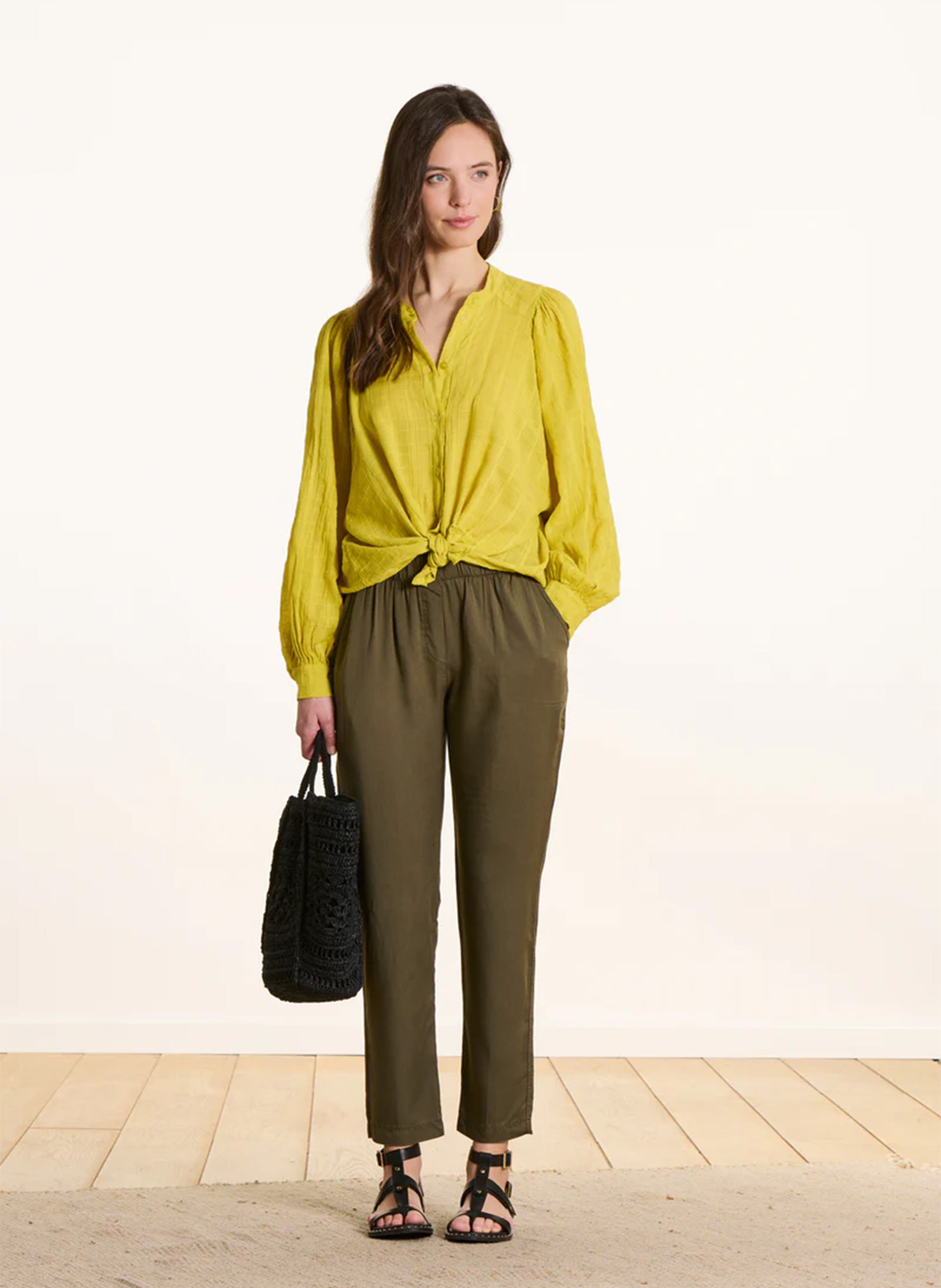 Rechte 7/8-broek LA FEE MARABOUTEE Groen