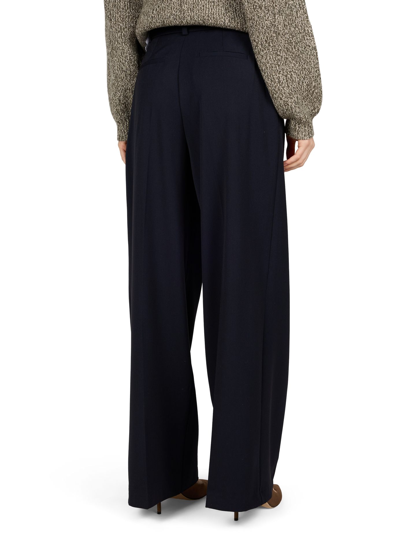 Parosuni straight pleated trousers PETITE MENDIGOTE Blue