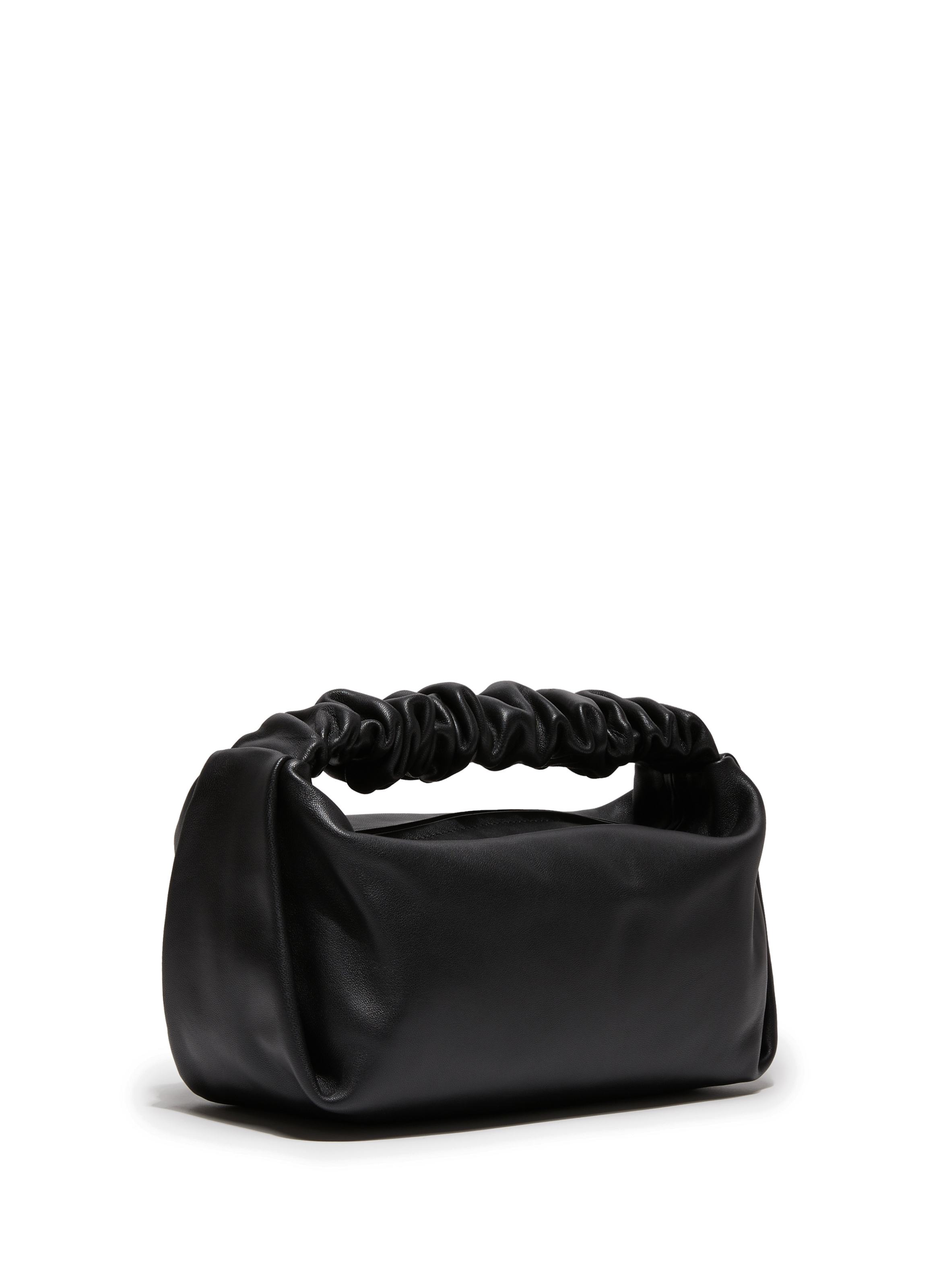 Sac à main Scrunchie en cuir