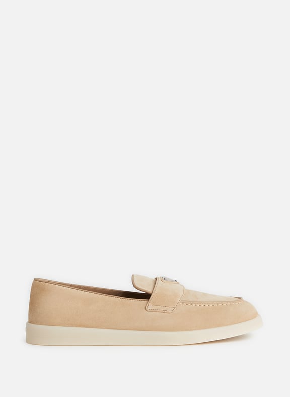 Prada suede online loafers womens