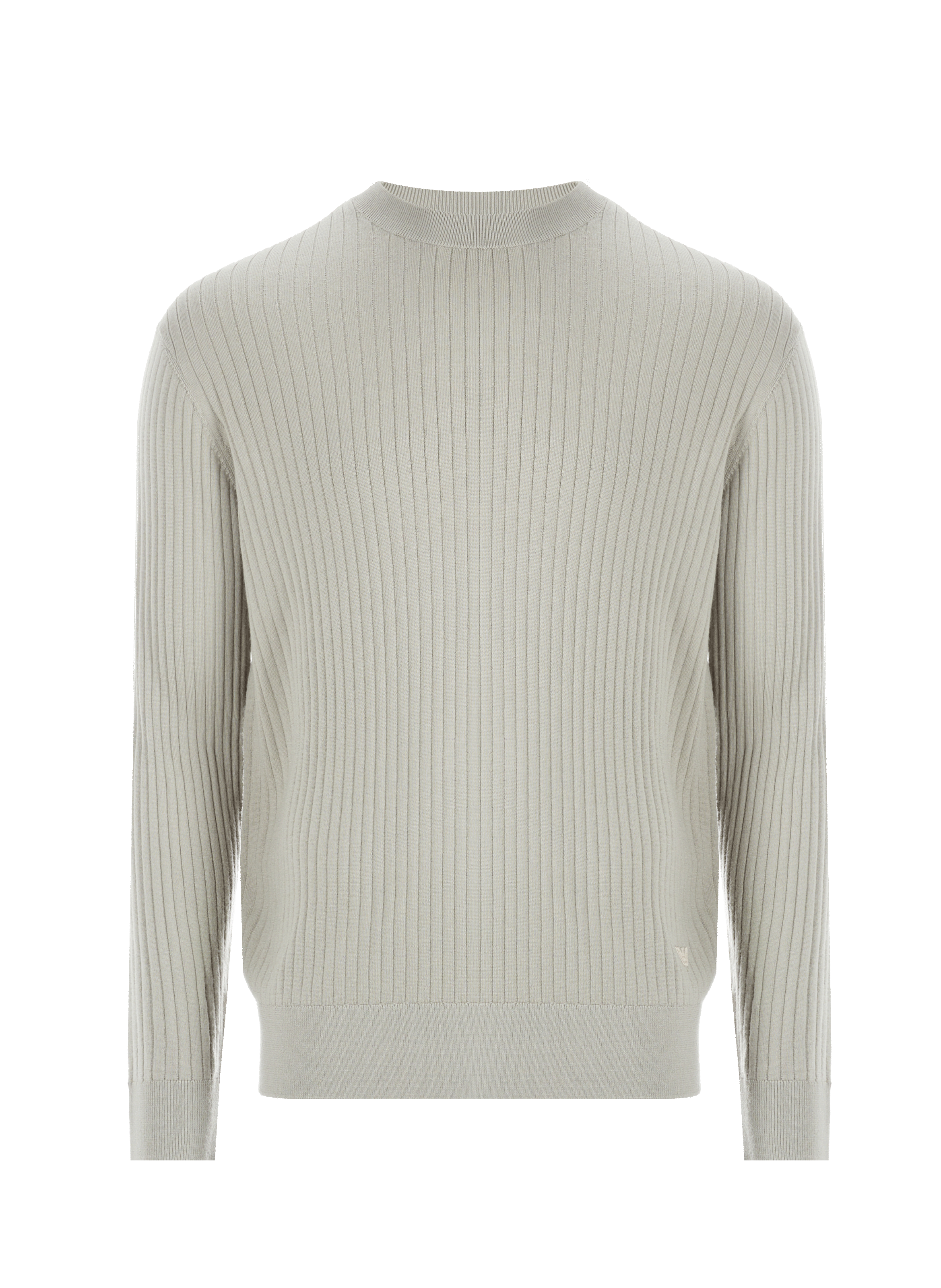 Pull en maille côtelé