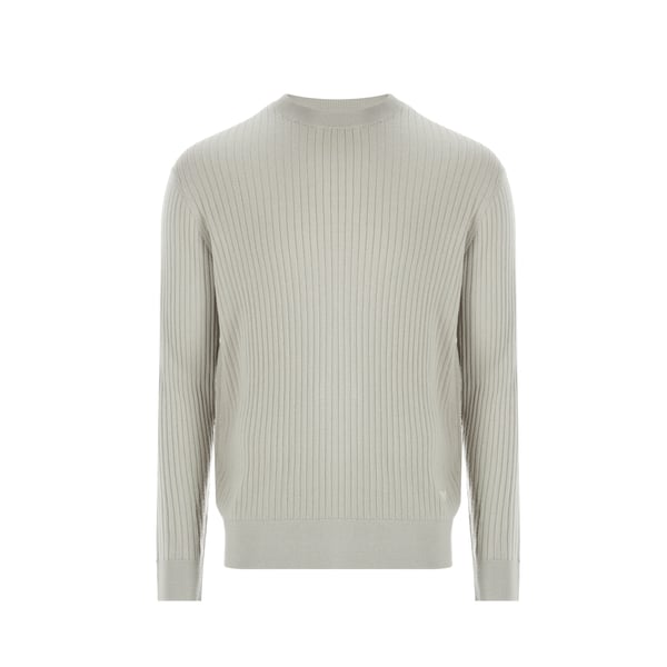 Pull en maille côtelé