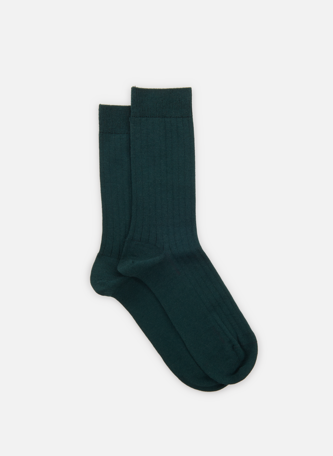 Wool mid-calf socks BLEUFORÊT