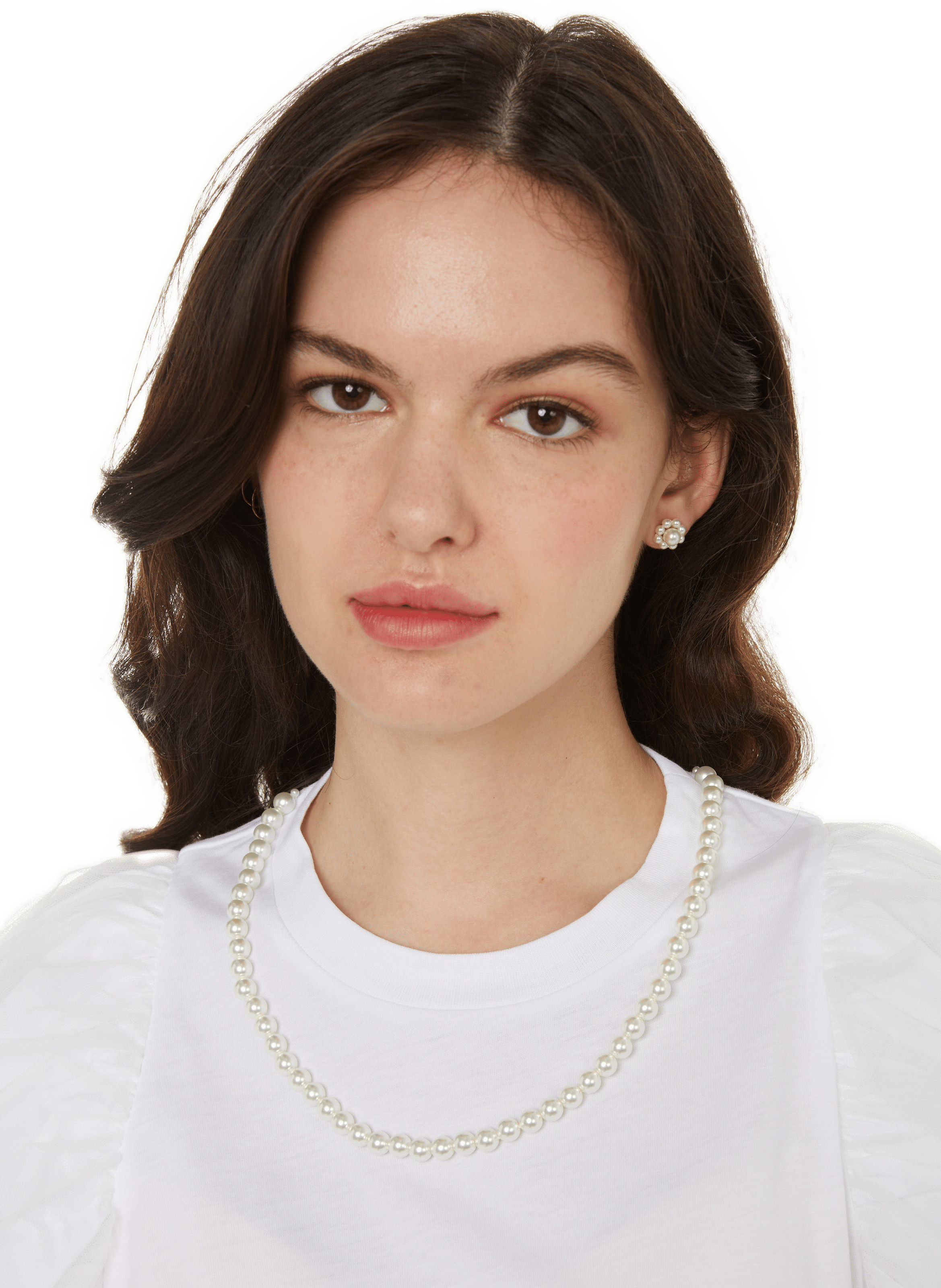 Pearl earrings SIMONE ROCHA White