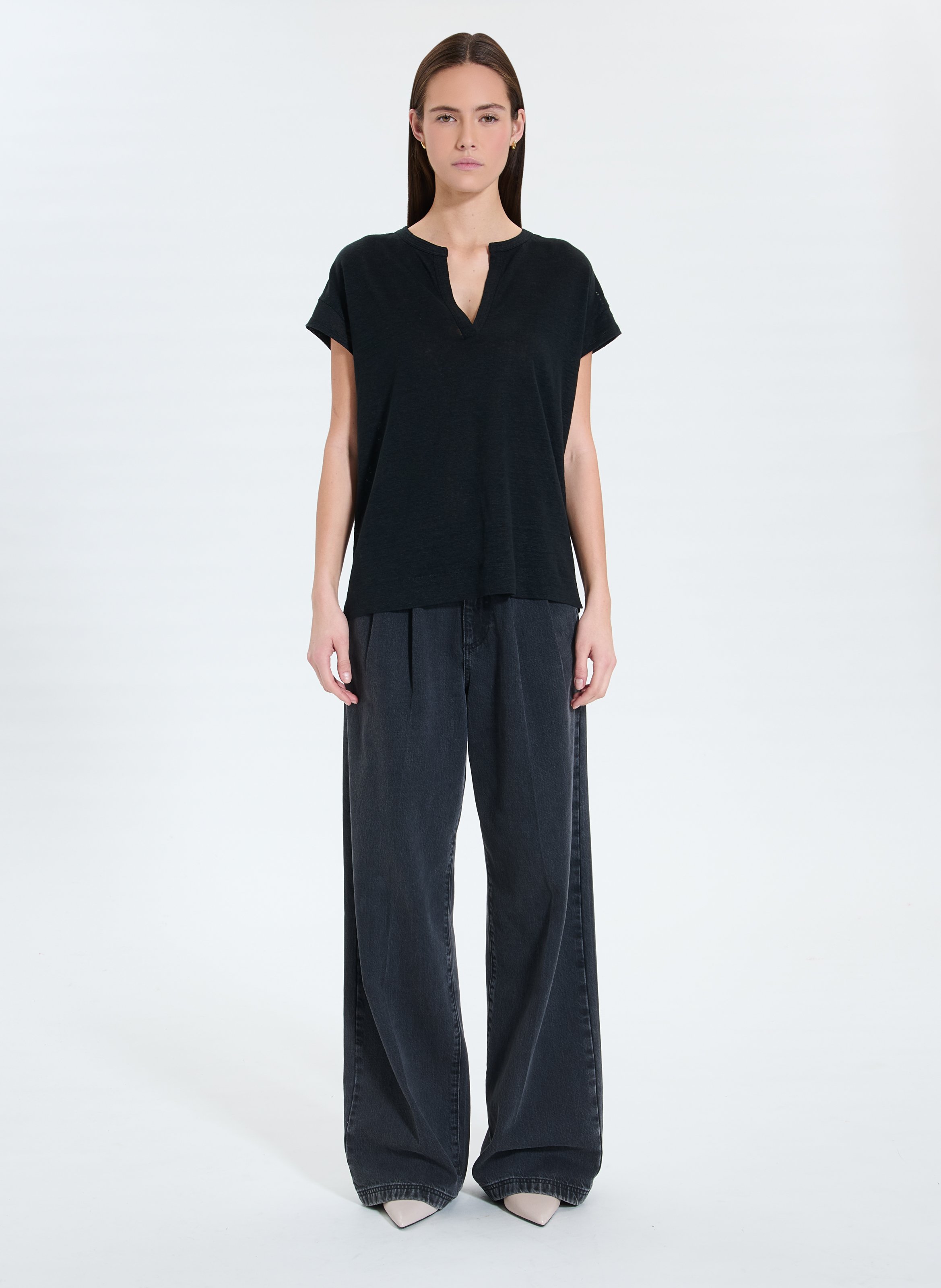 Top jersey  thebes ZAPA Noir