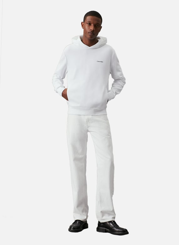 Recycled Polyester And Cotton Hoodie Calvin Klein Men