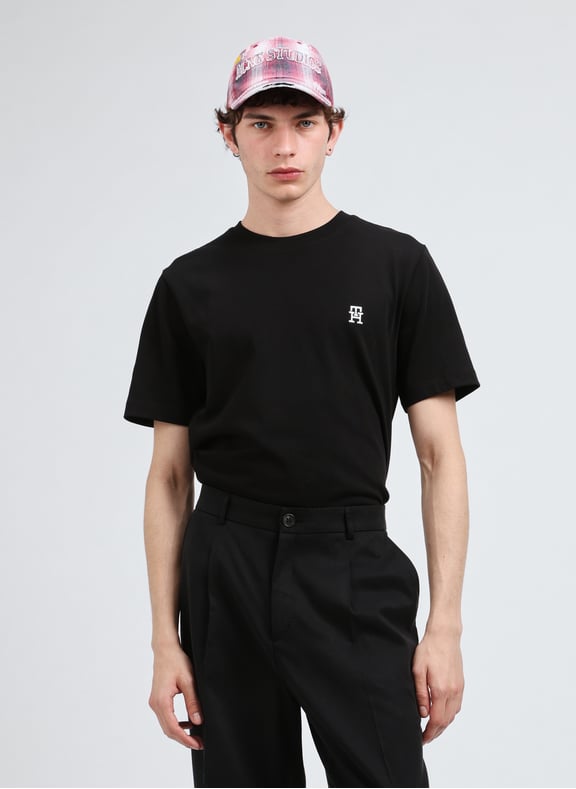 T-shirt en coton Noir by TOMMY HILFIGER TOMMY HILFIGER T-shirt en coton Noir
