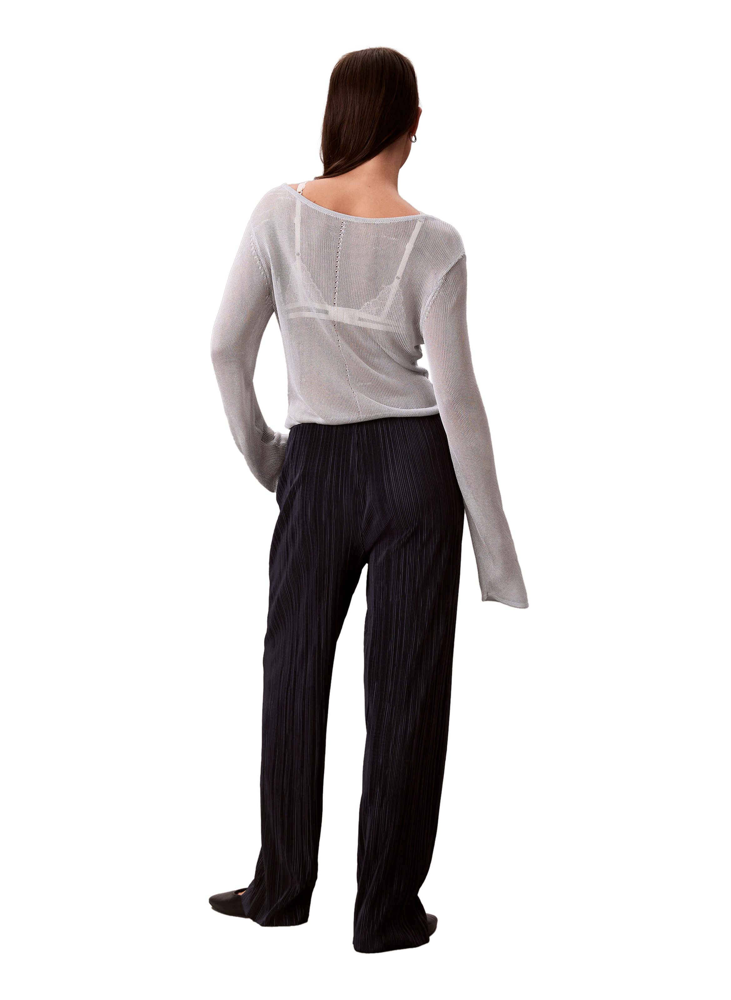 Pantalon fluide CALVIN KLEIN Bleu