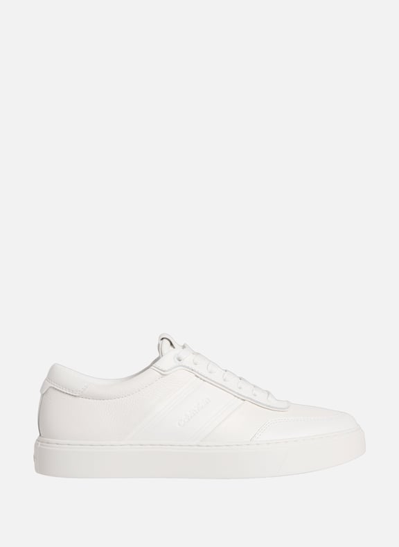 Baskets en cuir Blanc by CALVIN KLEIN CALVIN KLEIN Baskets en cuir Blanc
