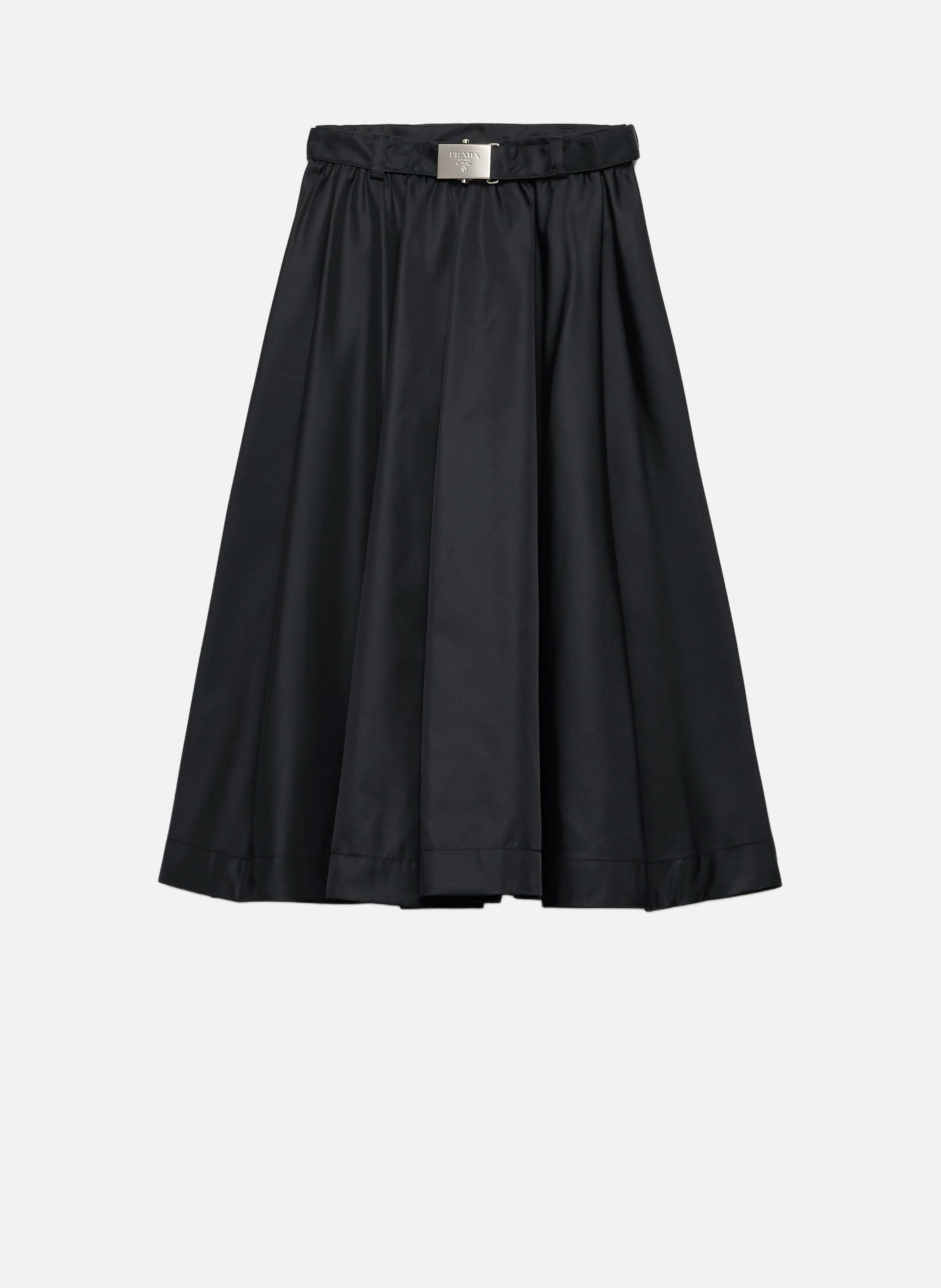 Jupe en re-nylon PRADA Noir