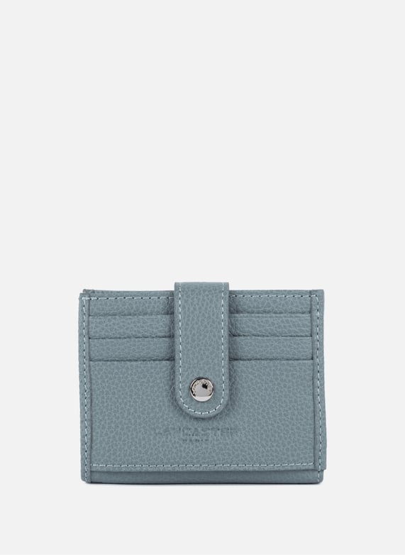 Porte-cartes - foulonné pm | Bleu by LANCASTER Porte-cartes - foulonné pm Bleu