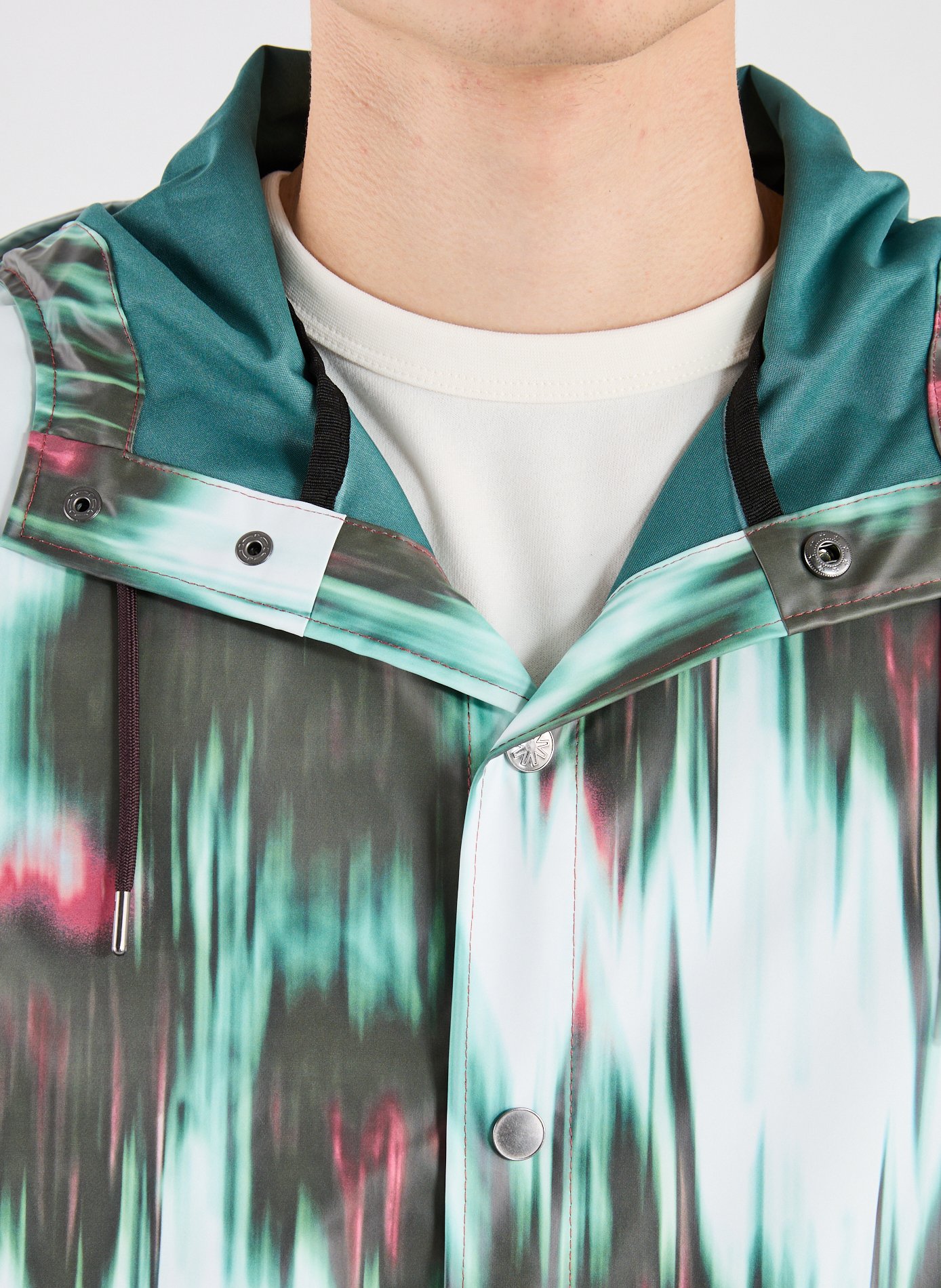 Hooded raincoat RAINS Multicolour