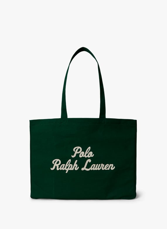 Sac cabas en coton | Vert by POLO RALPH LAUREN Sac cabas en coton Vert