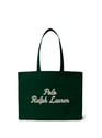 Sac cabas en coton | Vert by POLO RALPH LAUREN POLO RALPH LAUREN Sac cabas en coton | Vert