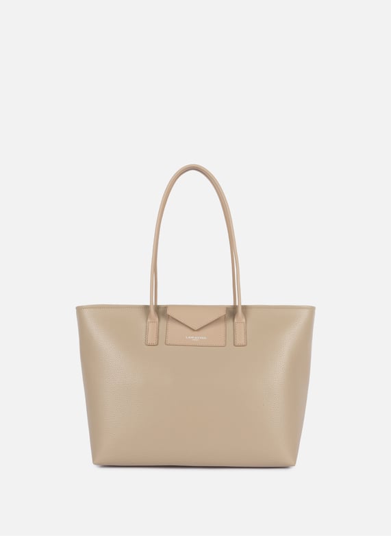 Sac cabas épaule maya double kba Beige Lancaster Femme