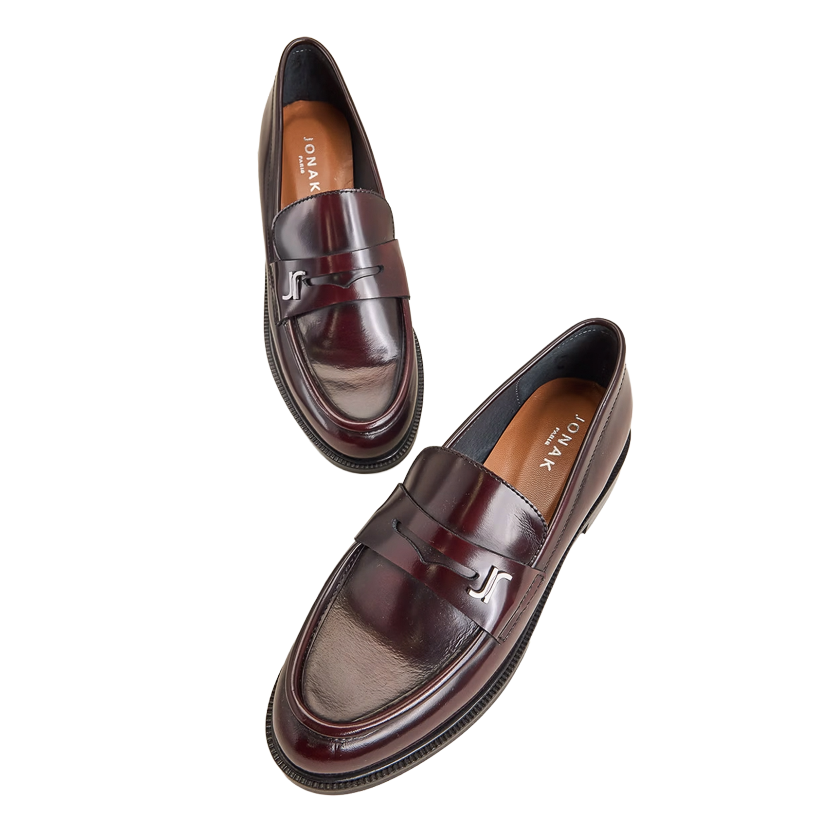 Mocassins en cuir duedi JONAK Rouge