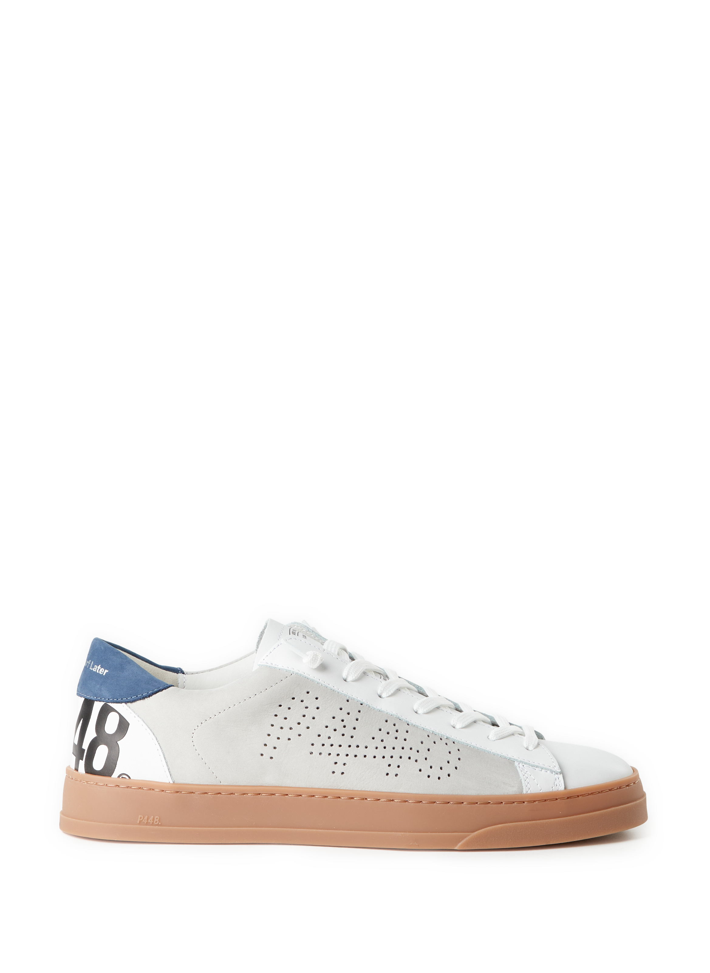 P448 Bi-material sneakers Multicolour