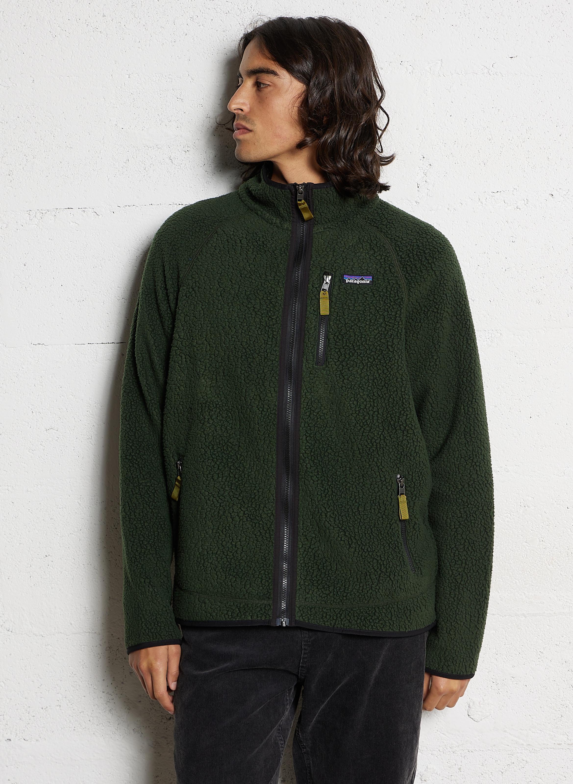 Polaire col montant texturée PATAGONIA Vert